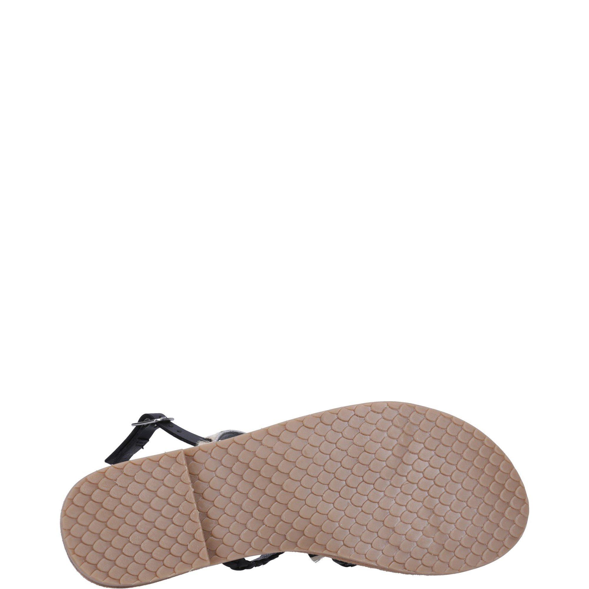 Black - Hush Puppies - Amanda Strappy Sandal - 4