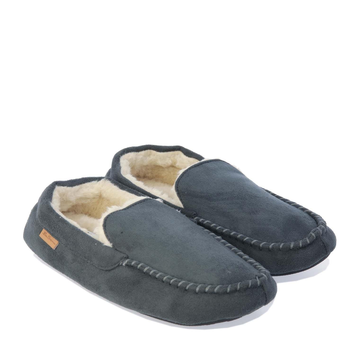 Grey - Ben Sherman - Casa Cartegena Moccasin Slippers - 1