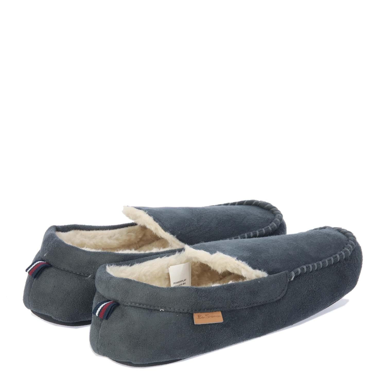 Grey - Ben Sherman - Casa Cartegena Moccasin Slippers - 2