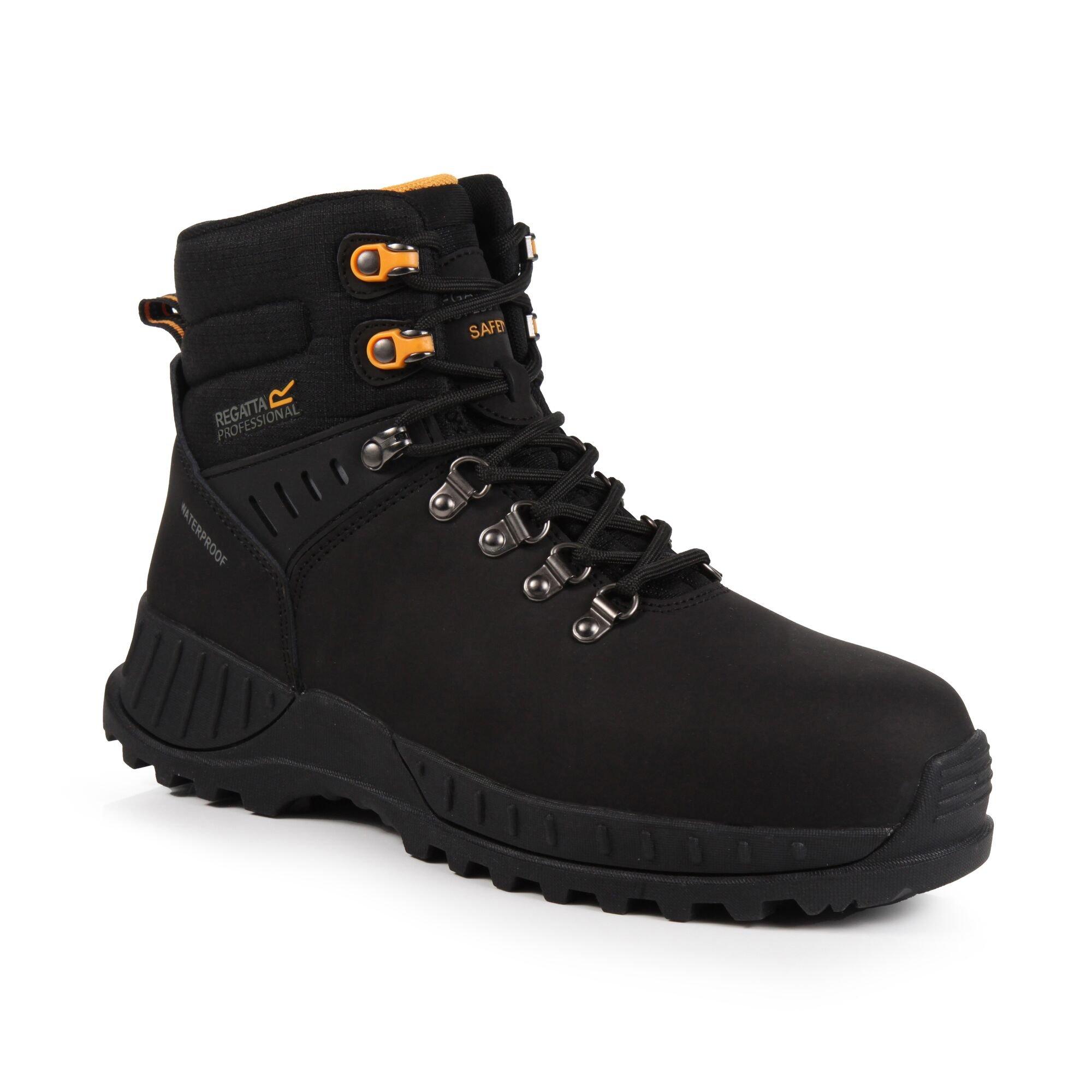 Regatta Mens Grindstone Waterproof Safety Boots - Black - UK 12