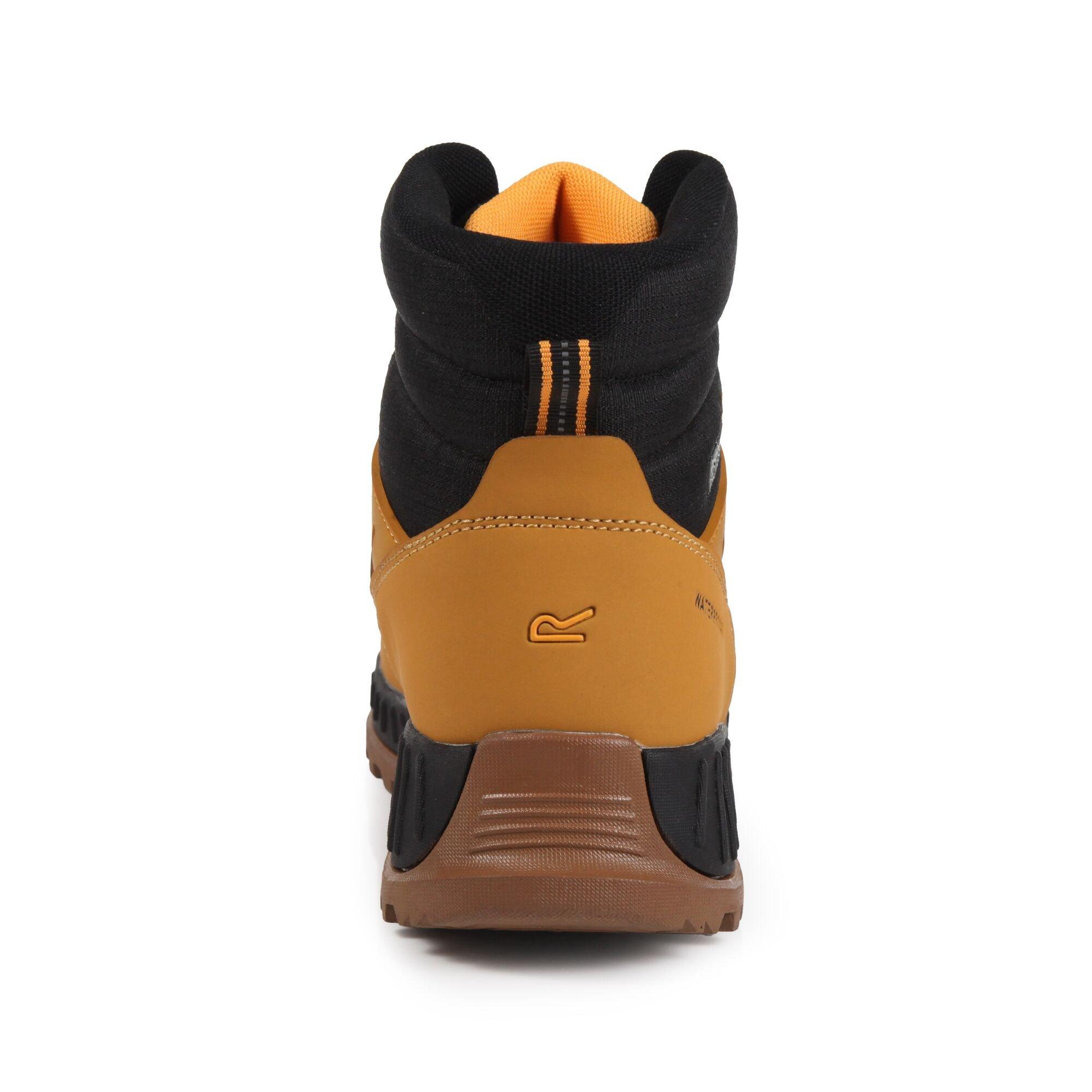 Honey/Black - Regatta - Mens Grindstone Waterproof Safety Boots - 4