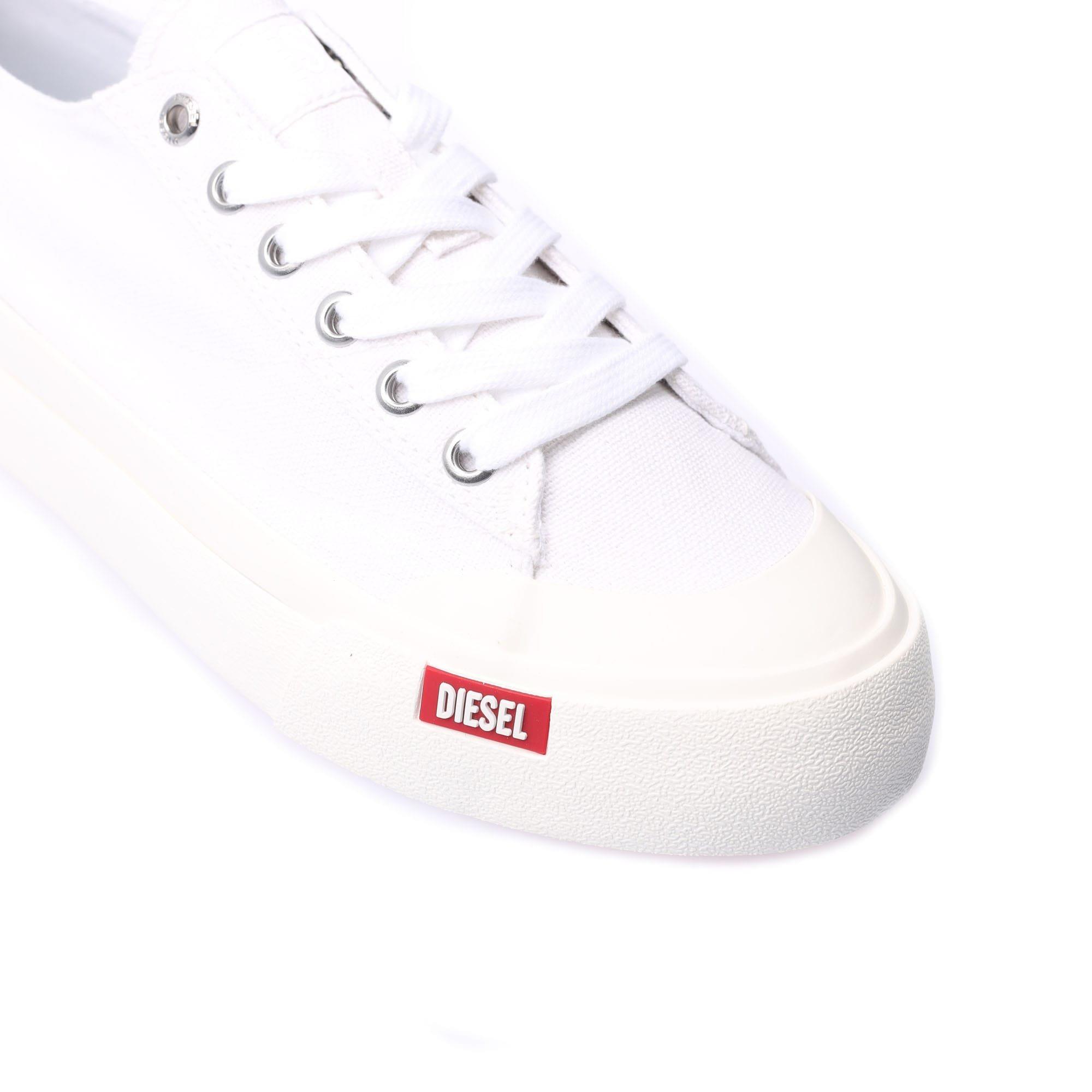 White - Diesel - S-Athos Low Trainers - 5