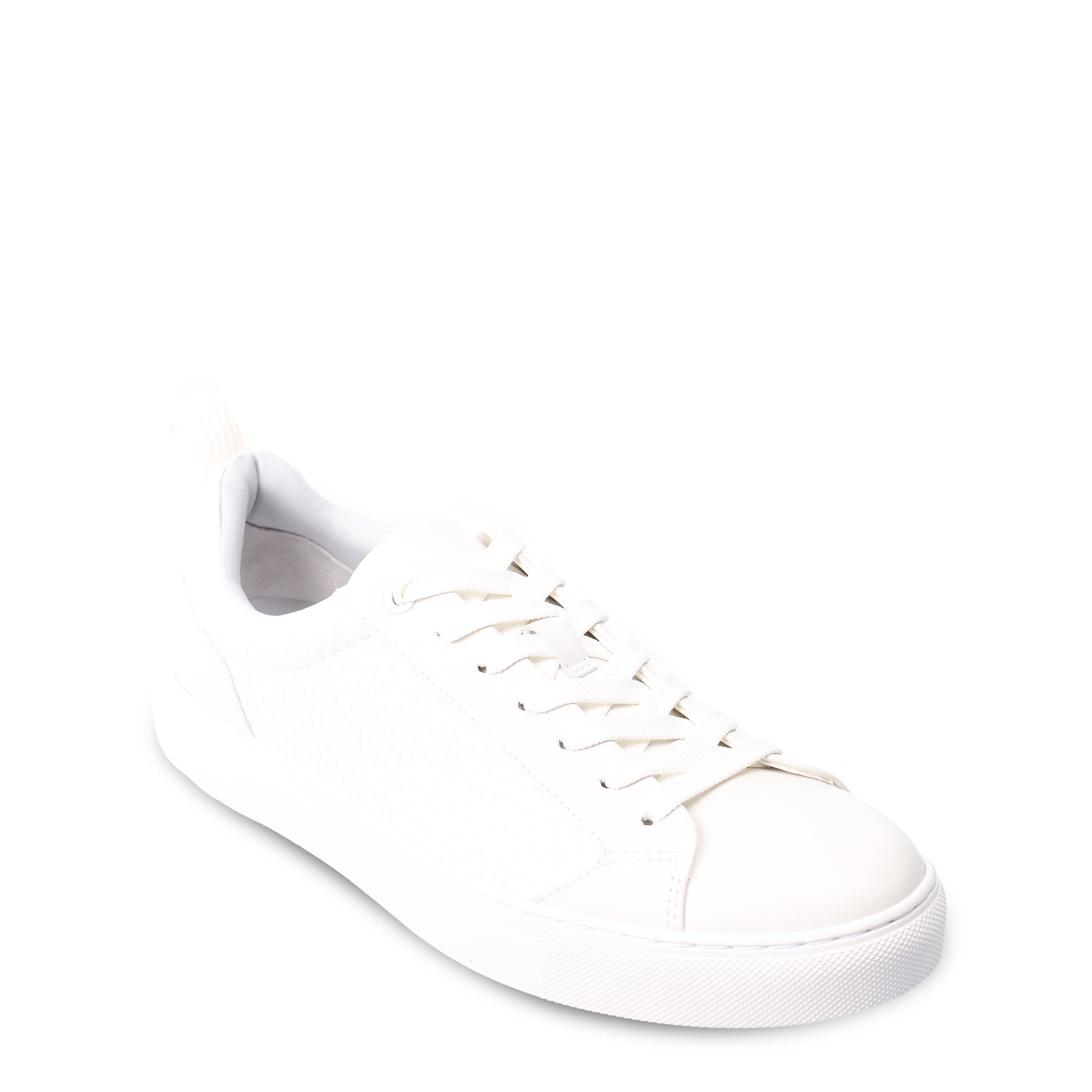 White - Hugo - Morrie Tonal Monogram Trainers - 2