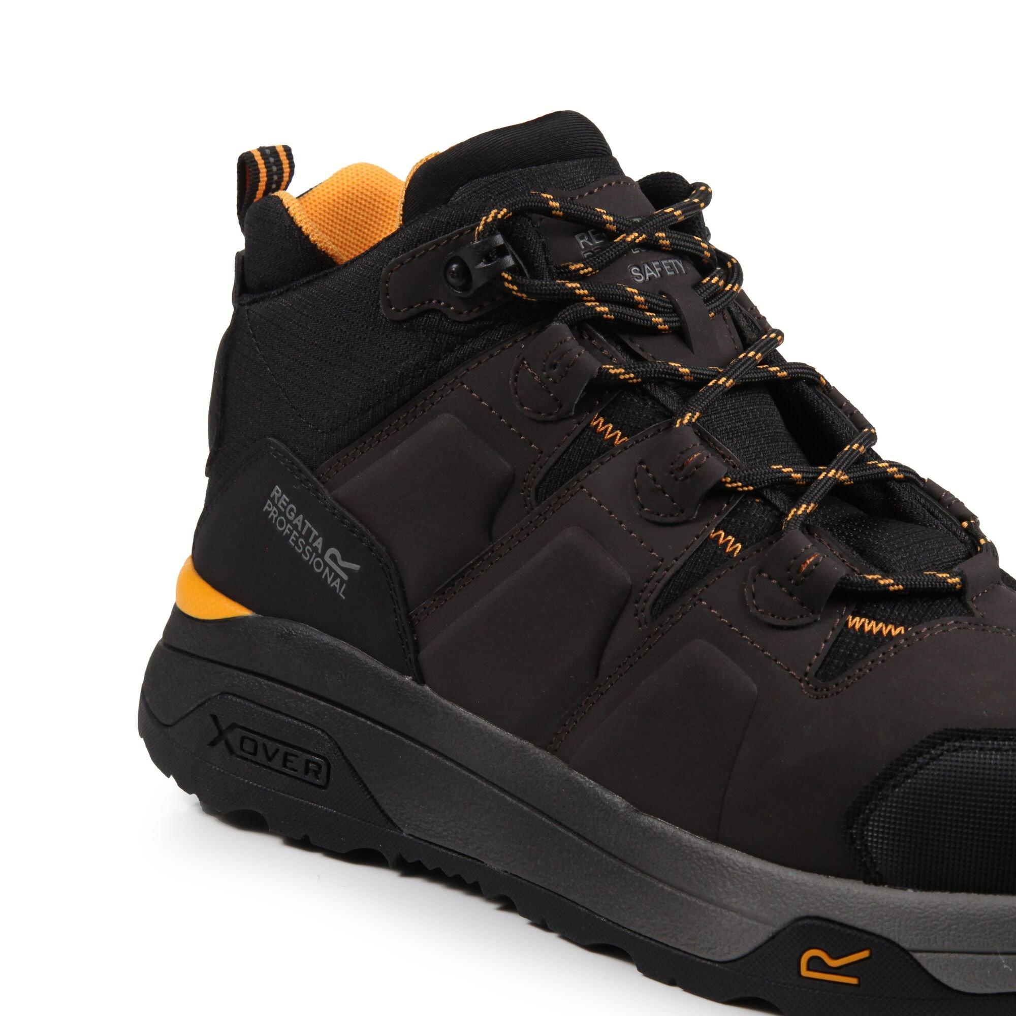 Chestnut Black - Regatta - Mens Hyperfort Safety Hiker - 6