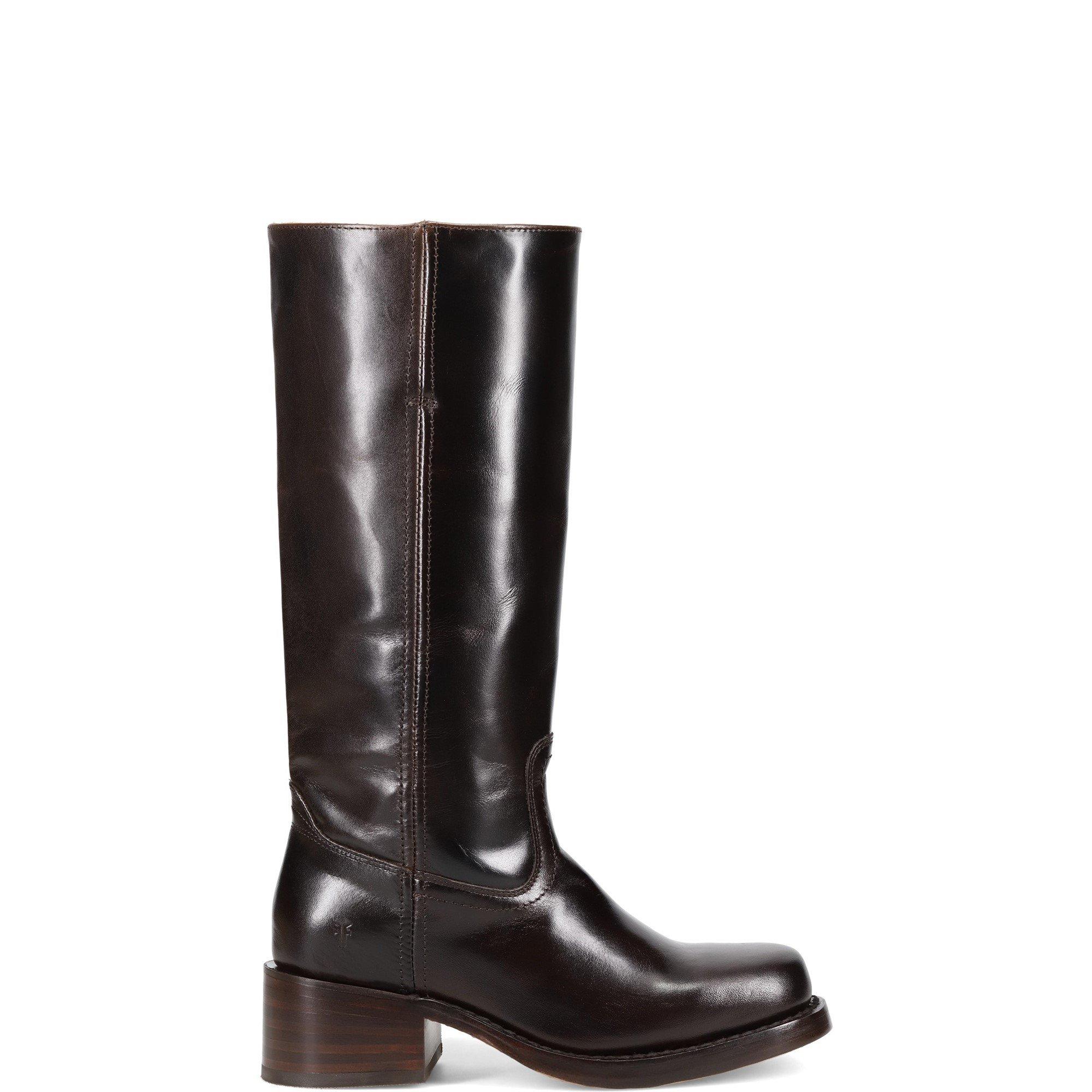 Dark Brown - FRYE - CAMPUS 14L BOOT - 1