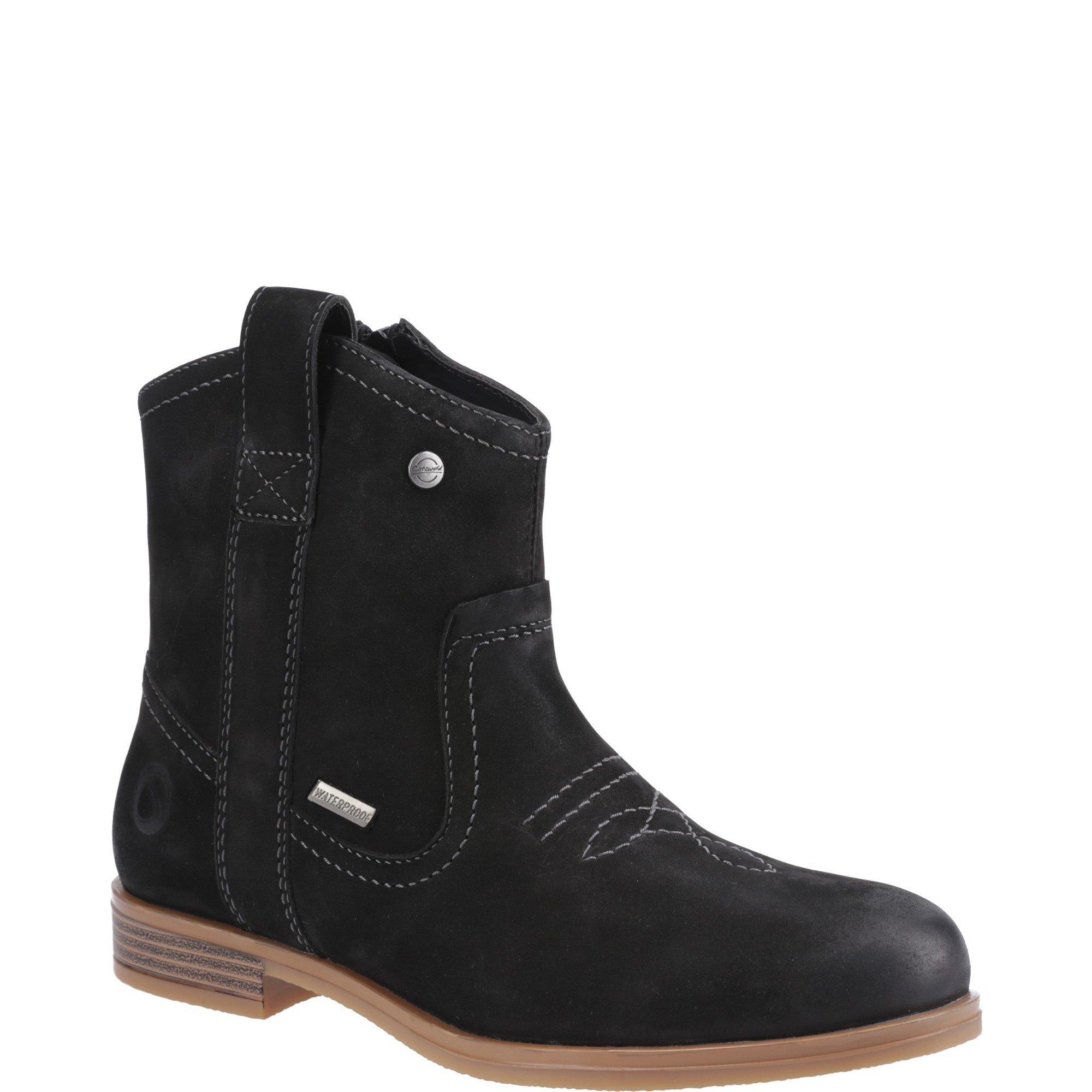 Black - Cotswold - Signet Ankle Boots - 2