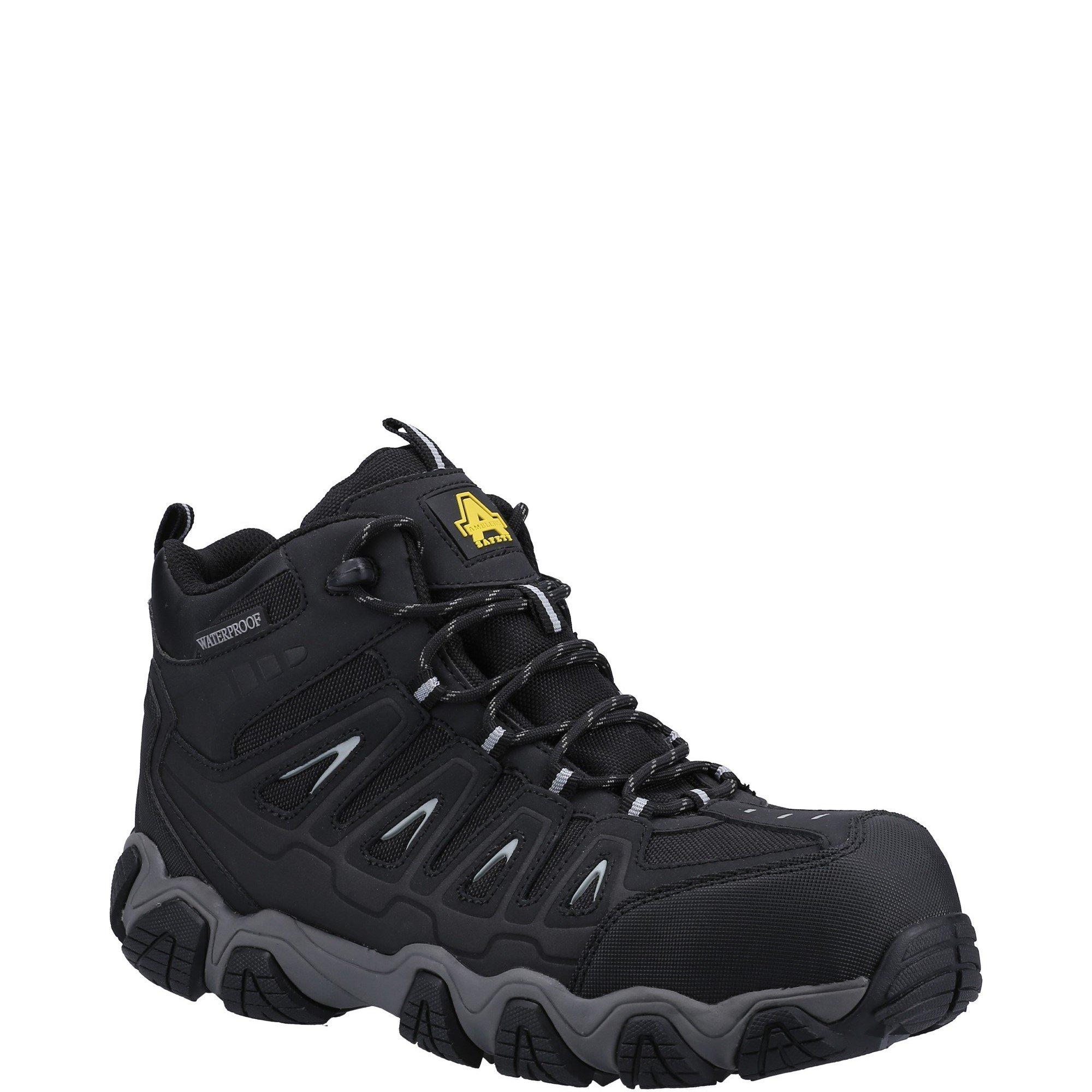 Black - Amblers Safety - AS801 Rockingham Waterproof Non-Metal Safety Hiker - 2