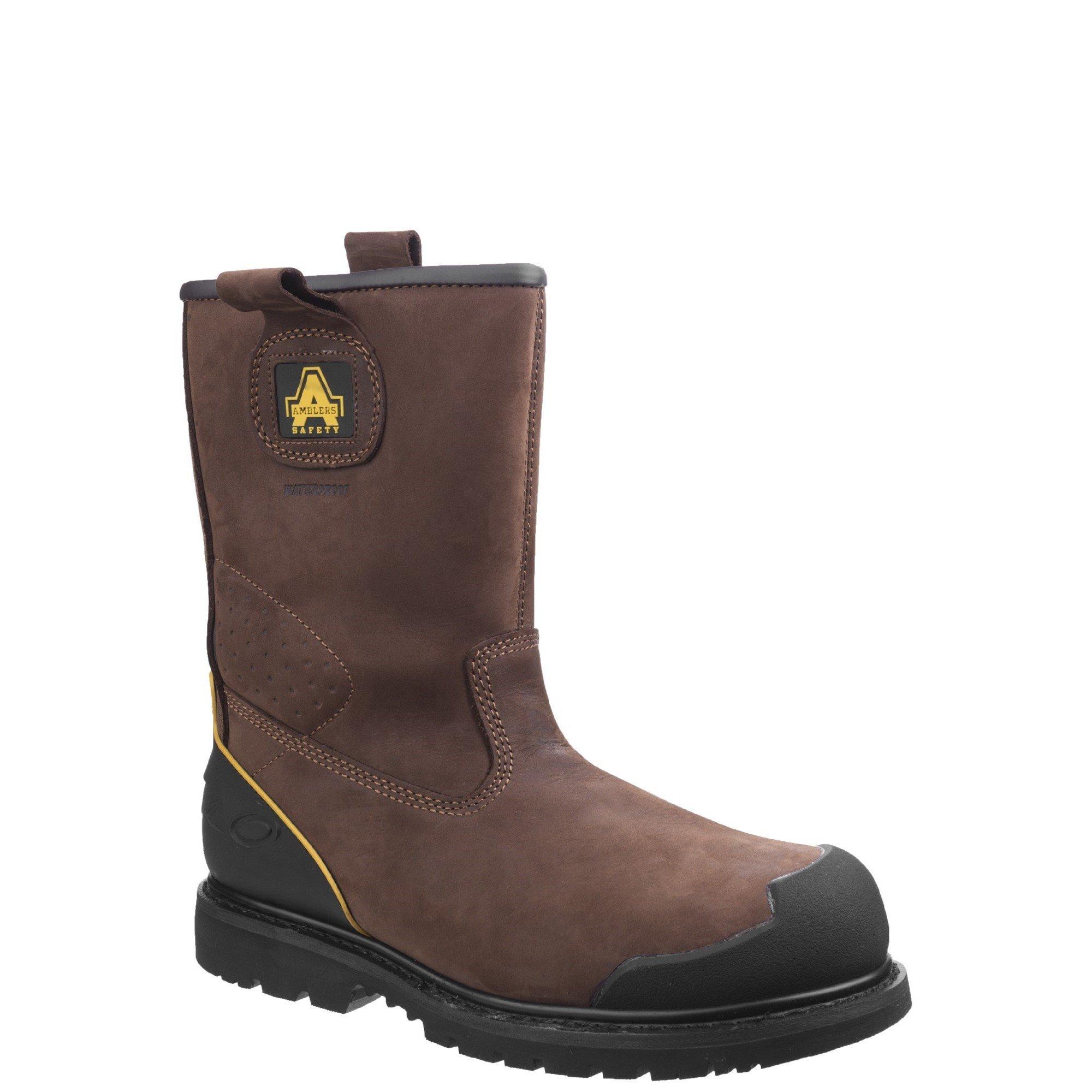 Brown - Amblers Safety - FS223 Goodyear Welted Waterproof Pull on Industria - 2