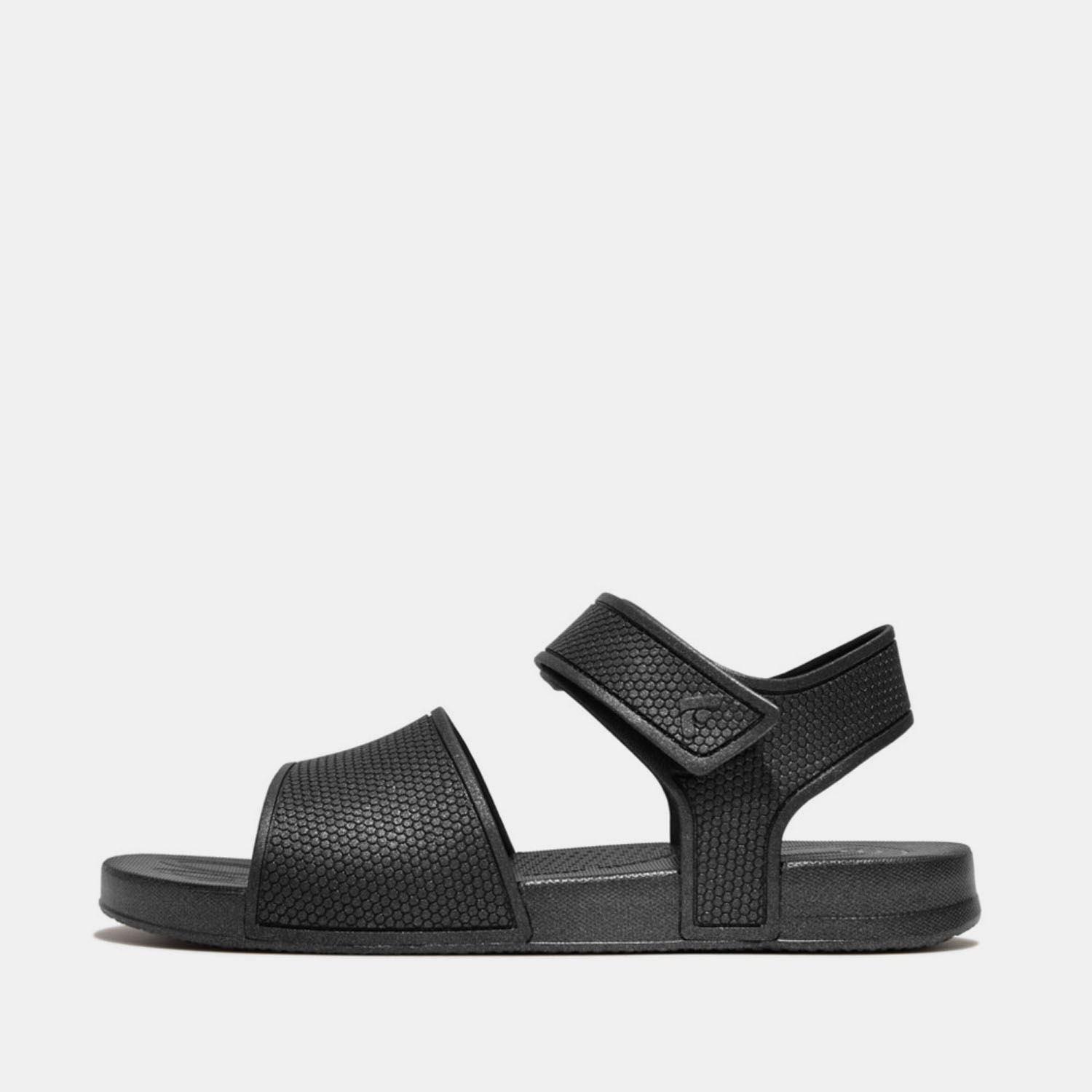 Black - Fitflop - iQushion Shimmer Sandals - 1