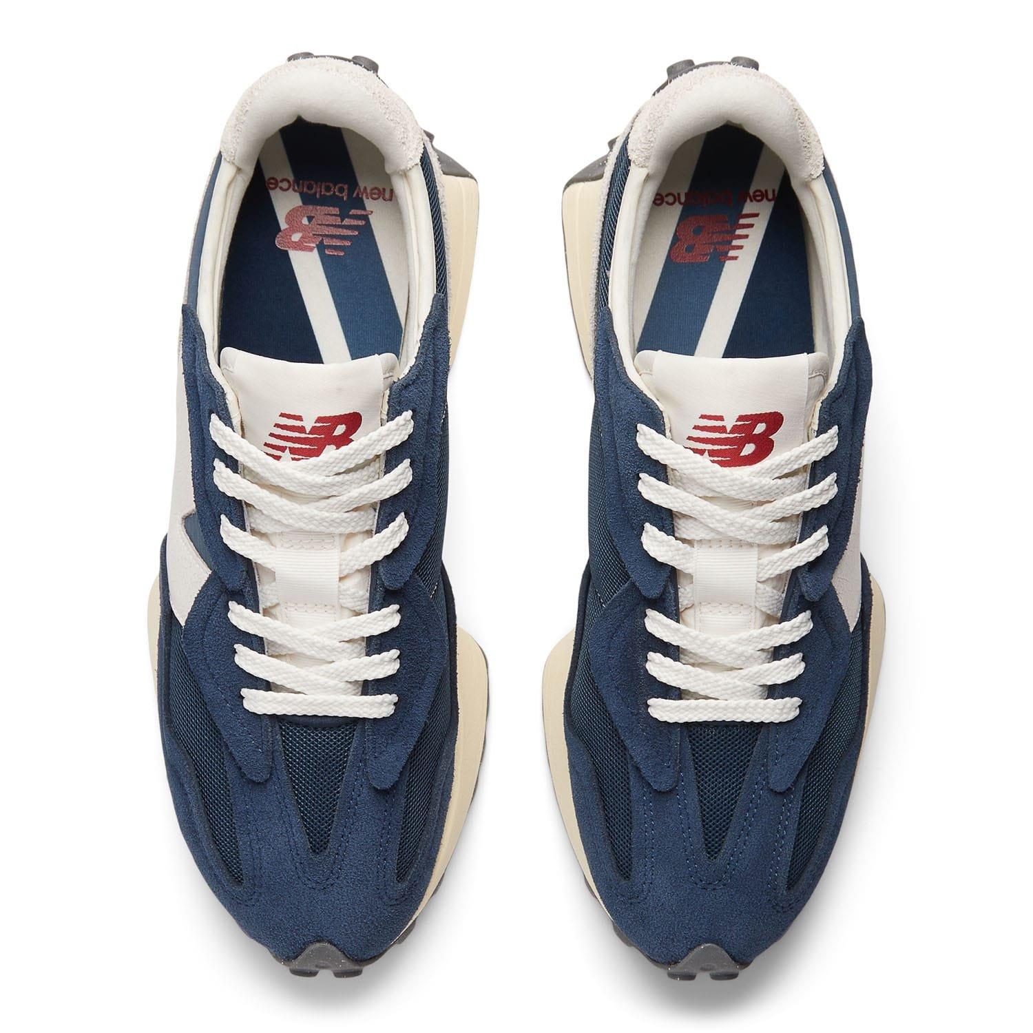 Navy - New Balance - 327 Trainers - 4