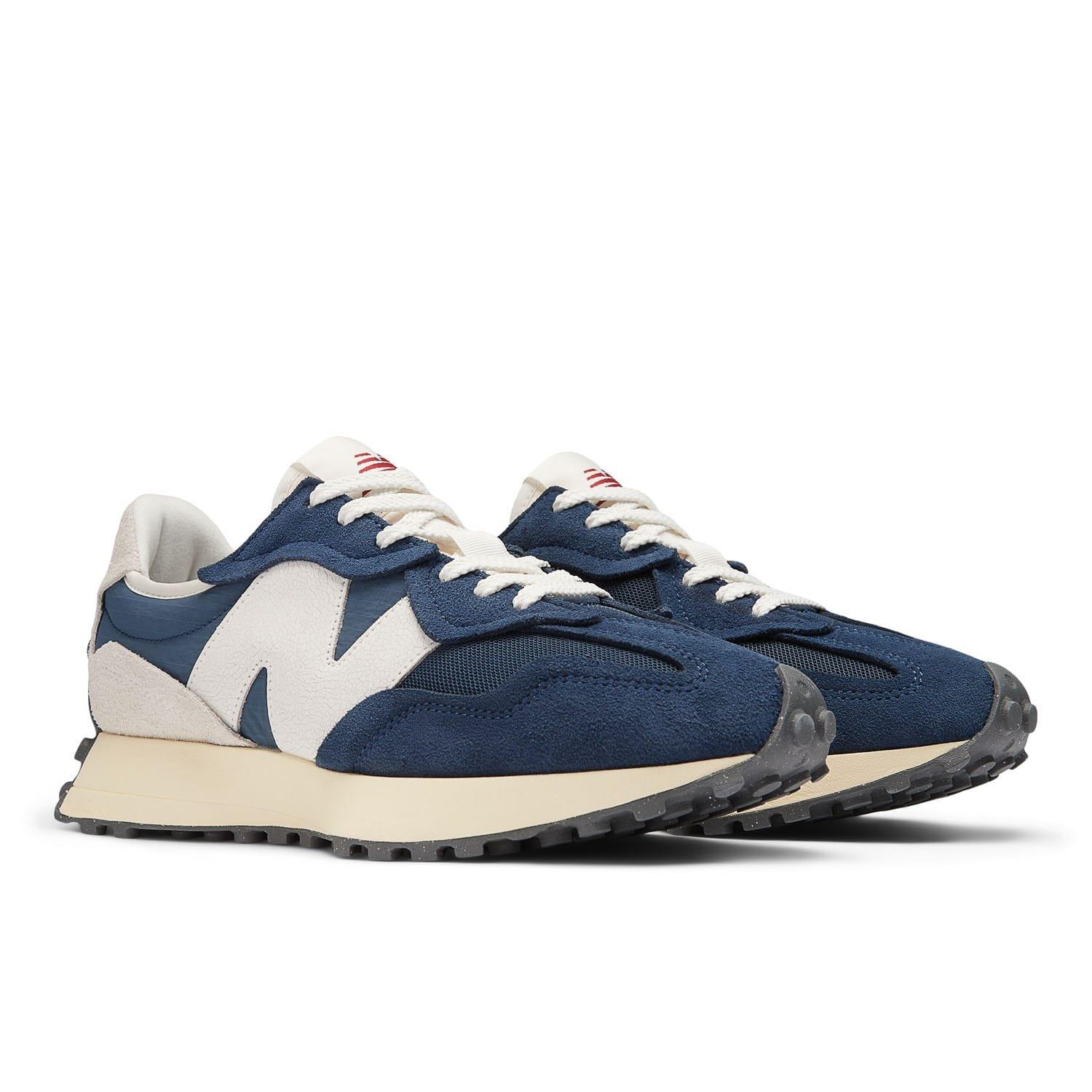 Navy - New Balance - 327 Trainers - 5