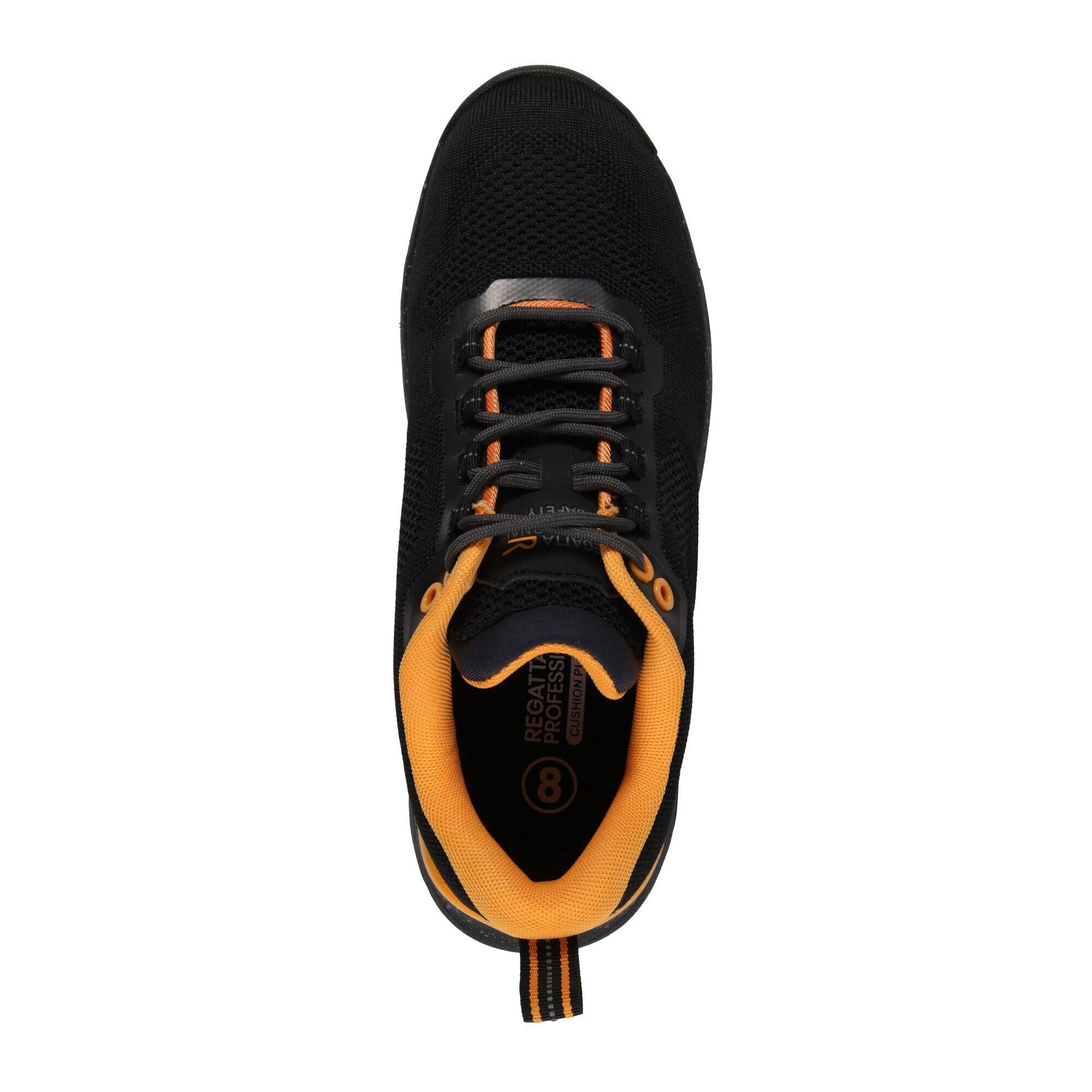 Black Gun Metal - Regatta - Mens Crossfort Safety Trainers - 6