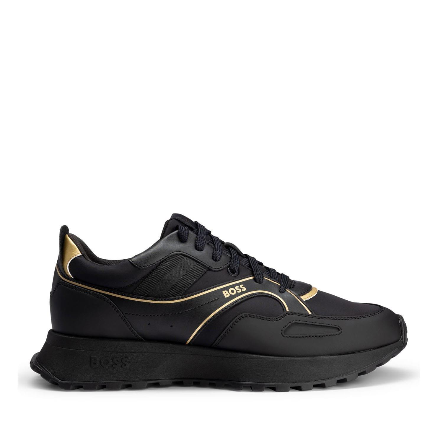Black Gold - Boss - Jonah Run Trainers - 1