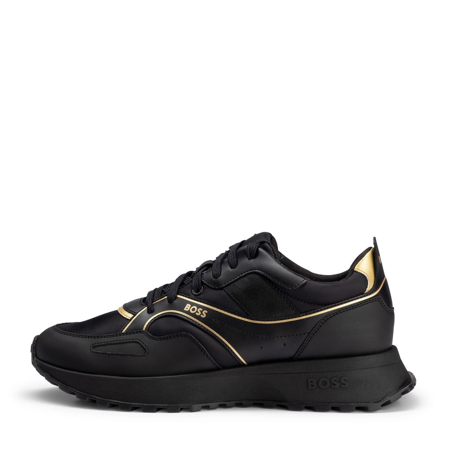 Black Gold - Boss - Jonah Run Trainers - 2