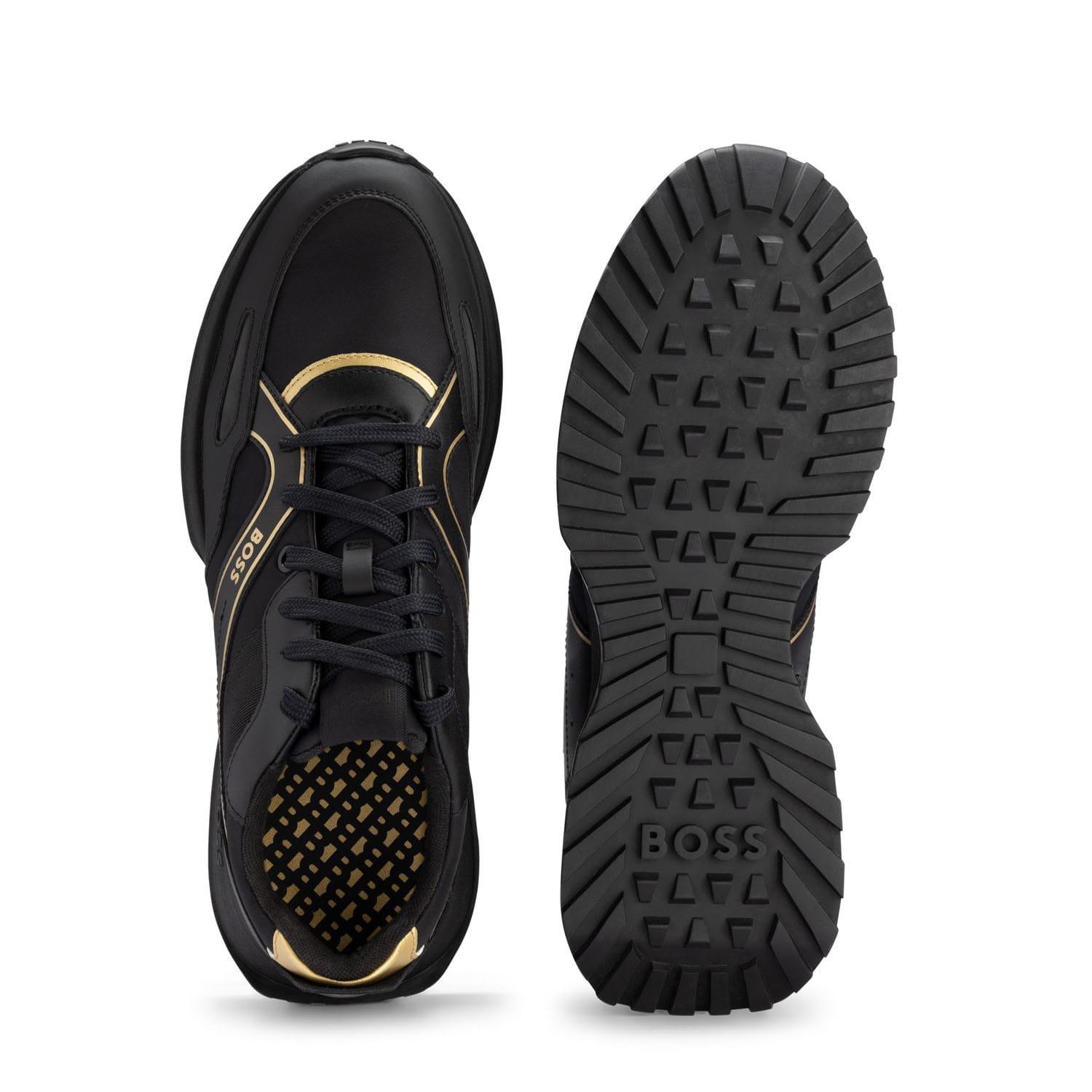 Black Gold - Boss - Jonah Run Trainers - 4