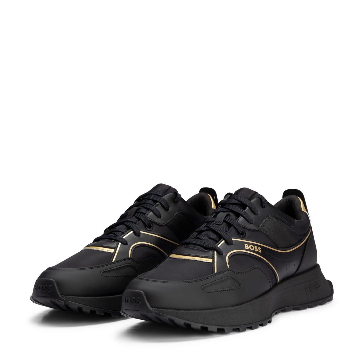 Black Gold - Boss - Jonah Run Trainers - 6