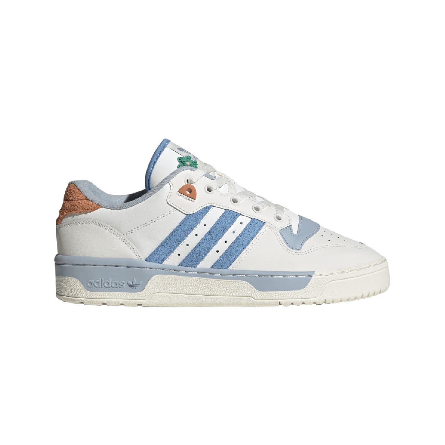 White Blue - adidas - Rivalry Low Trainers - 1