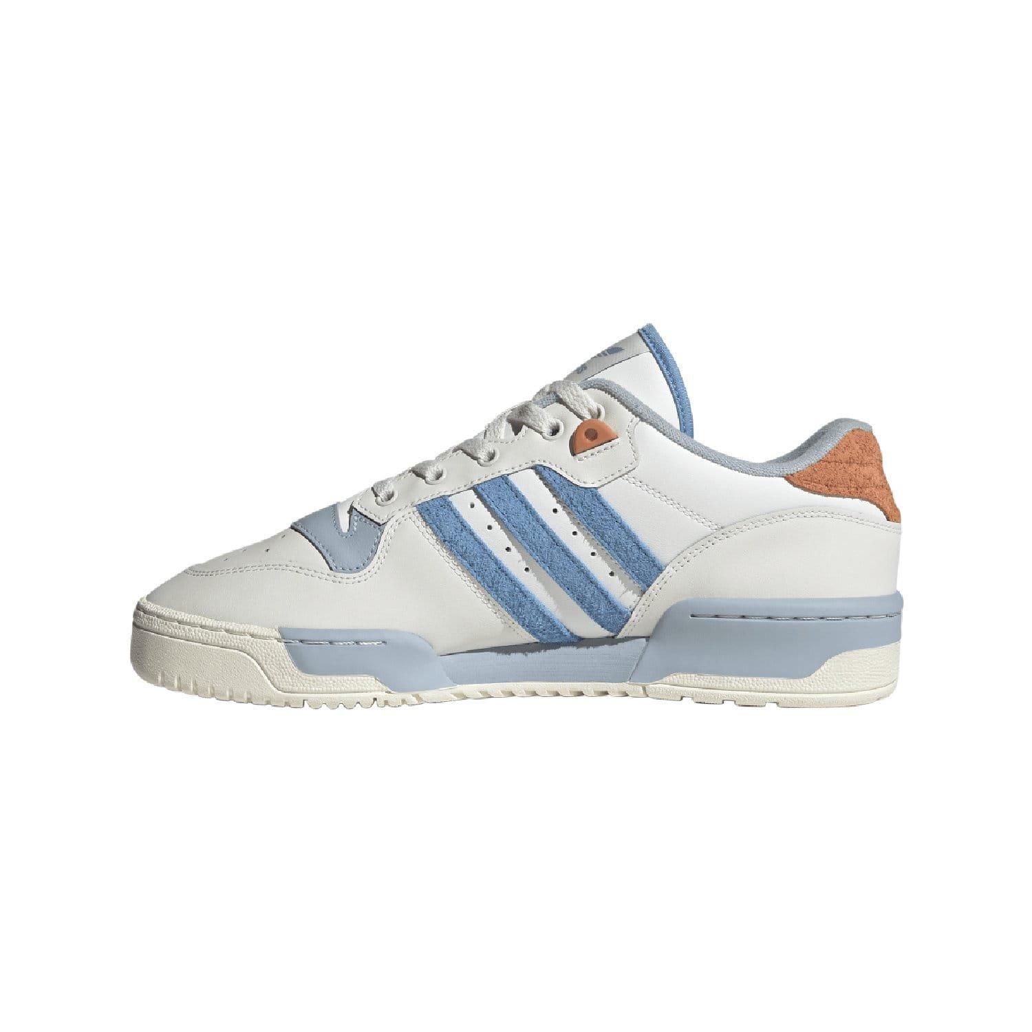 White Blue - adidas - Rivalry Low Trainers - 5