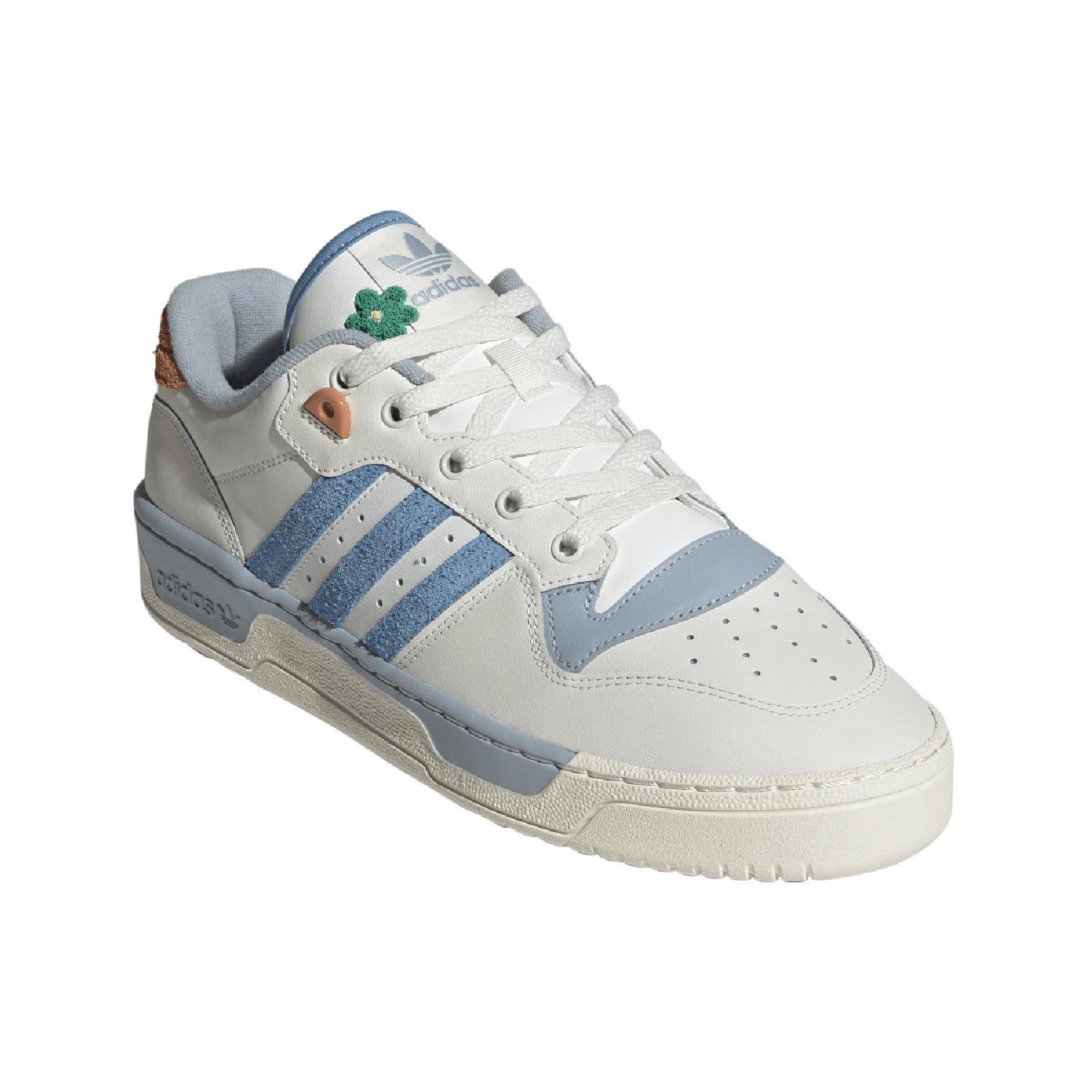 White Blue - adidas - Rivalry Low Trainers - 6