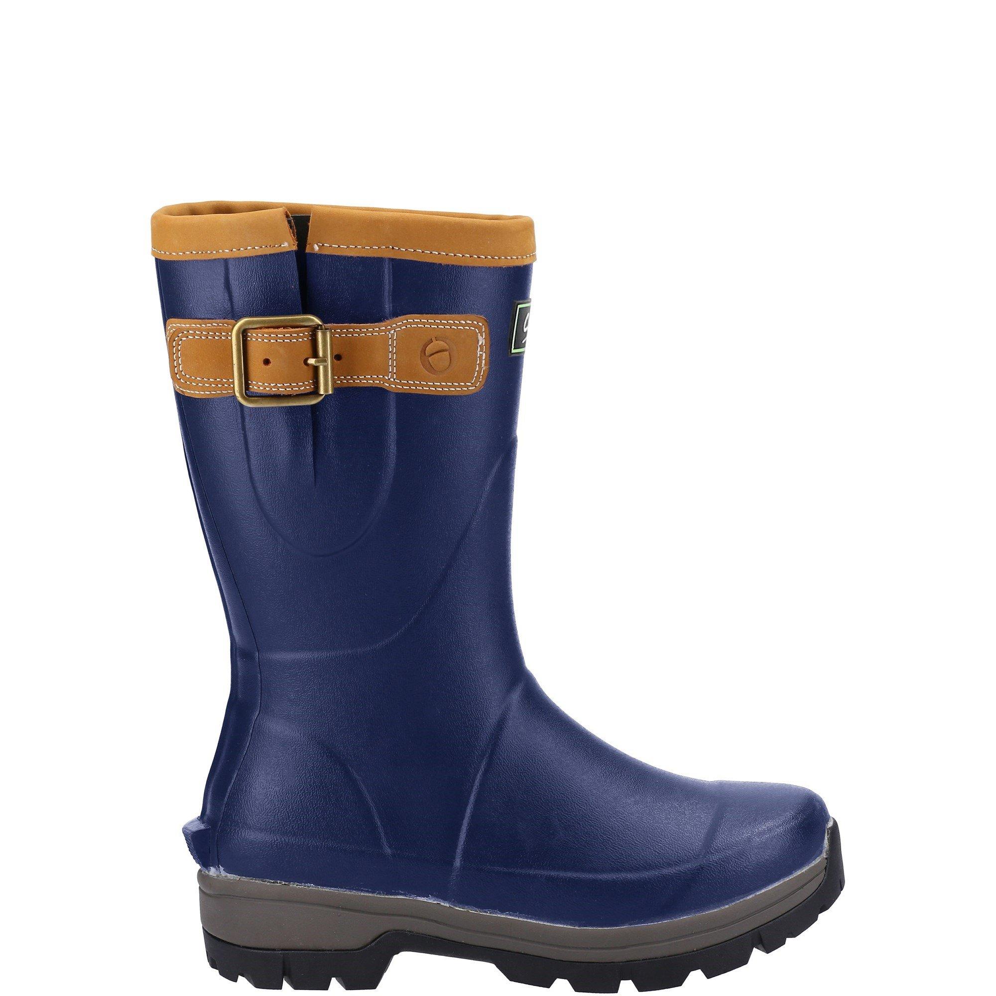 Navy - Cotswold - Women's Stratus Short Wellies - 1