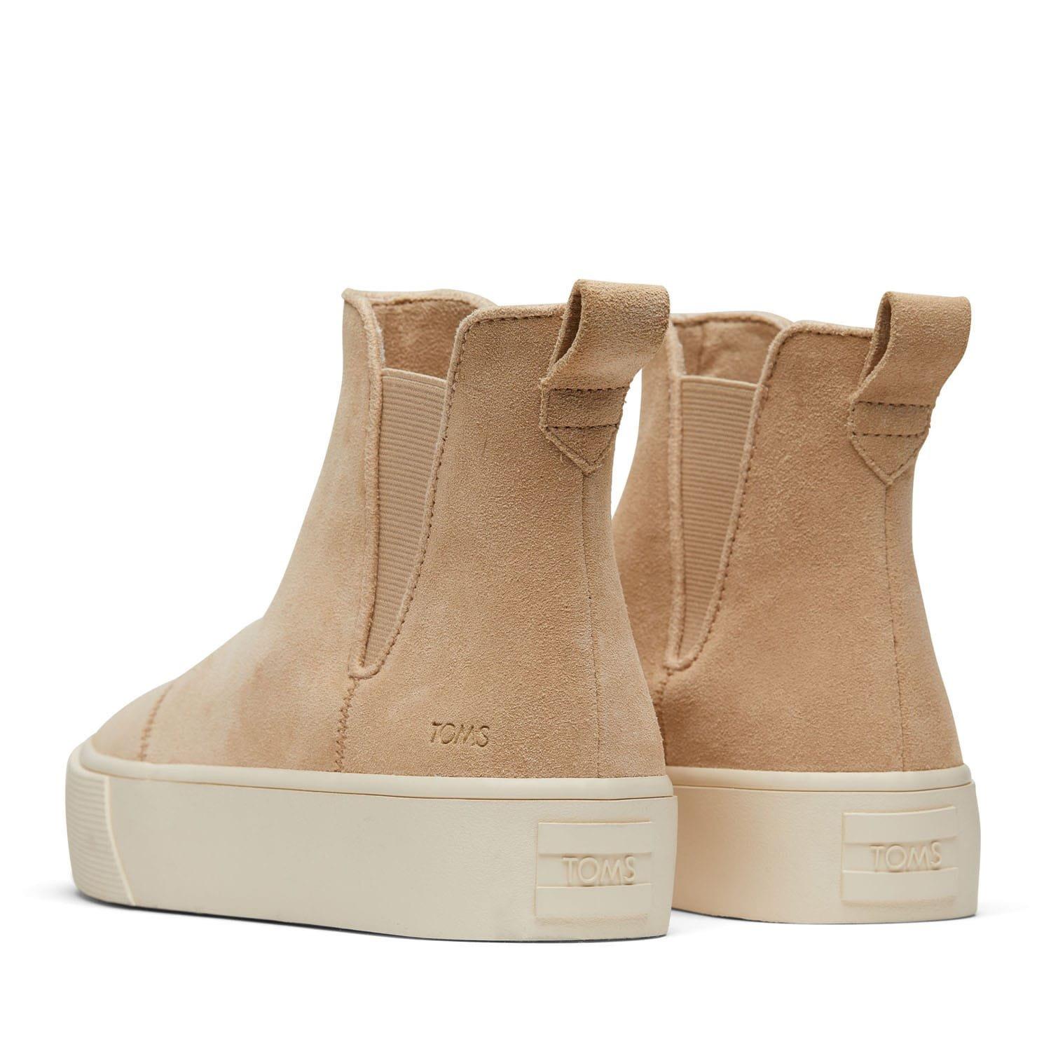 Natural - Toms - Fenix Platform Chelsea Boots - 3