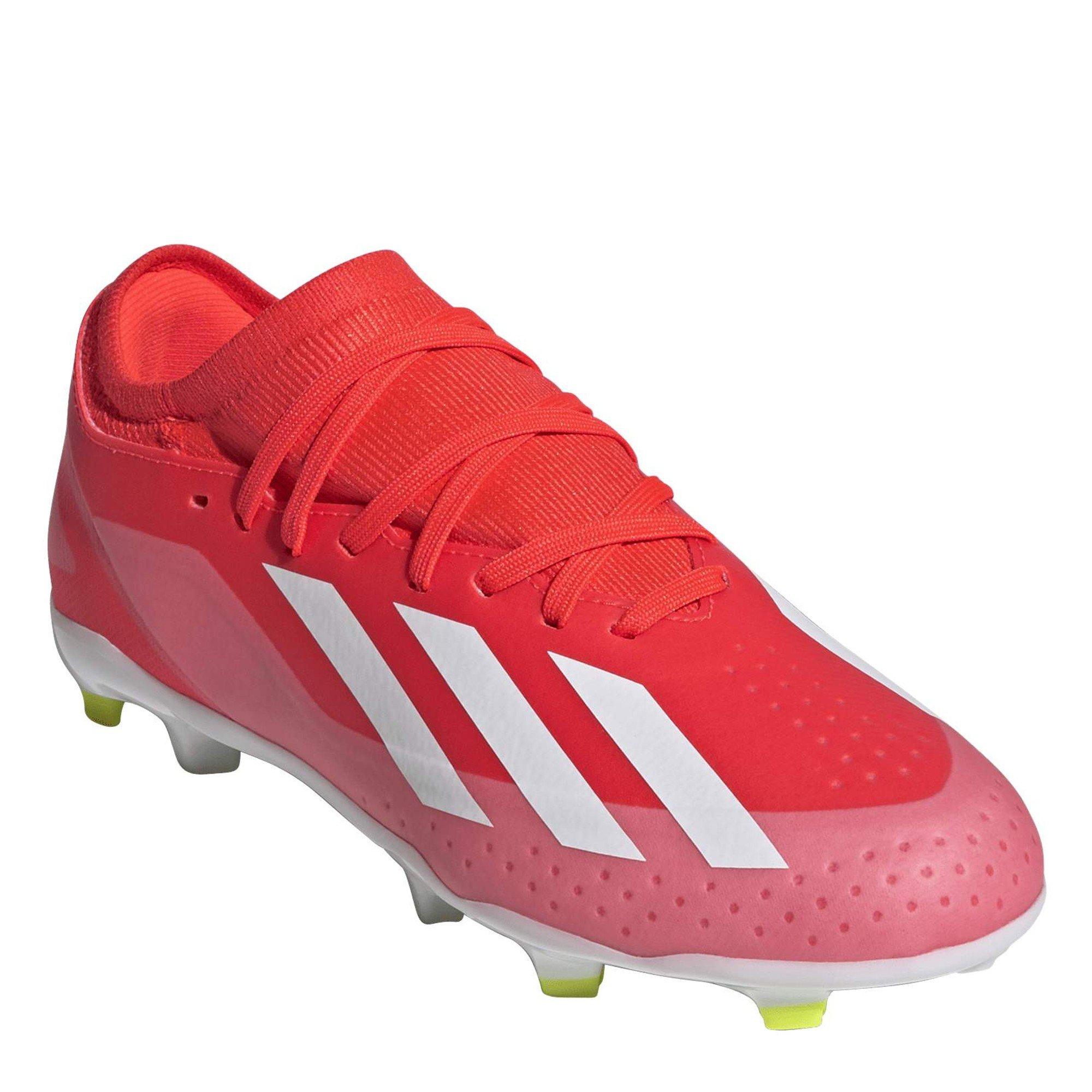 Red White - adidas - X Crazyfast League FG Football Boots - 3