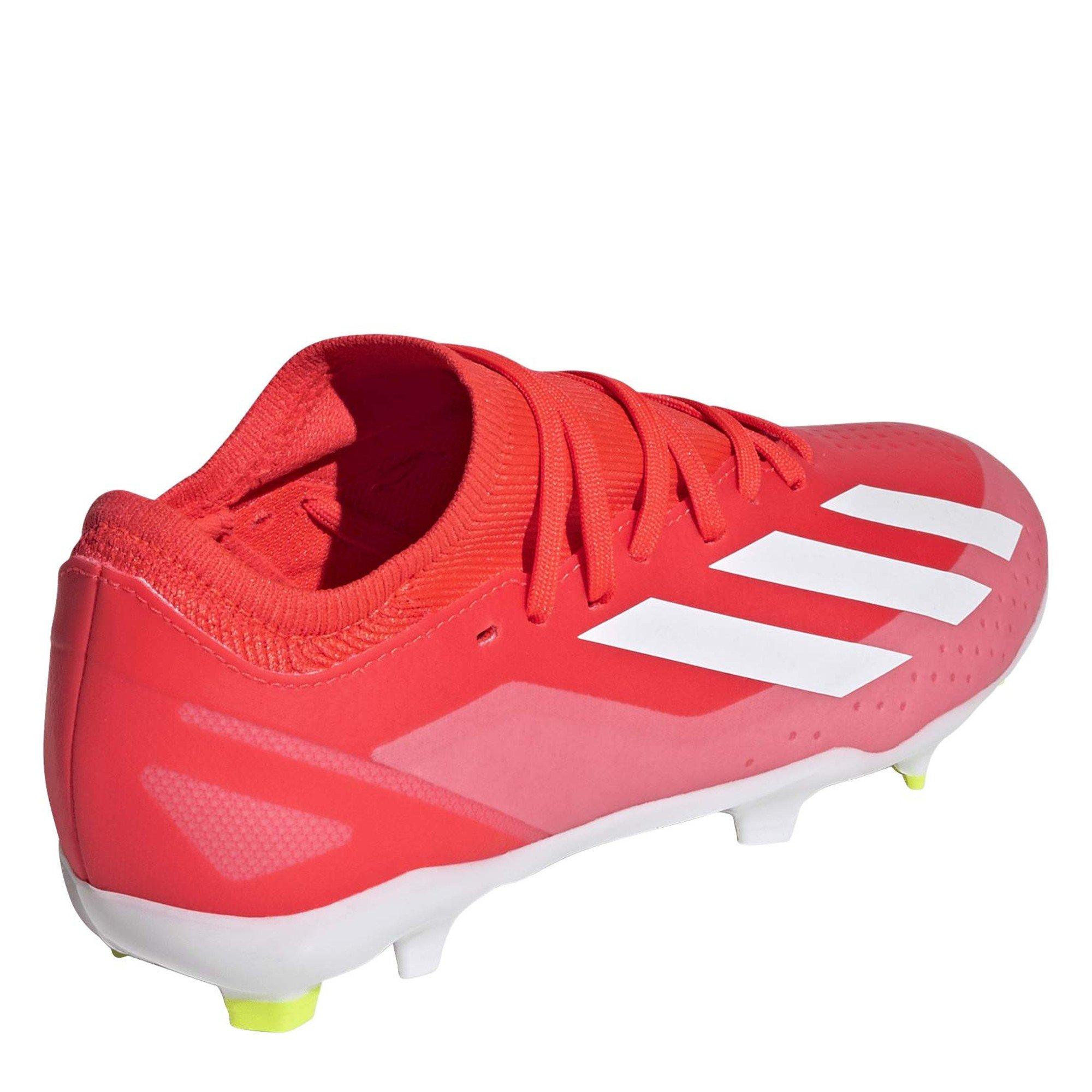 Red White - adidas - X Crazyfast League FG Football Boots - 4