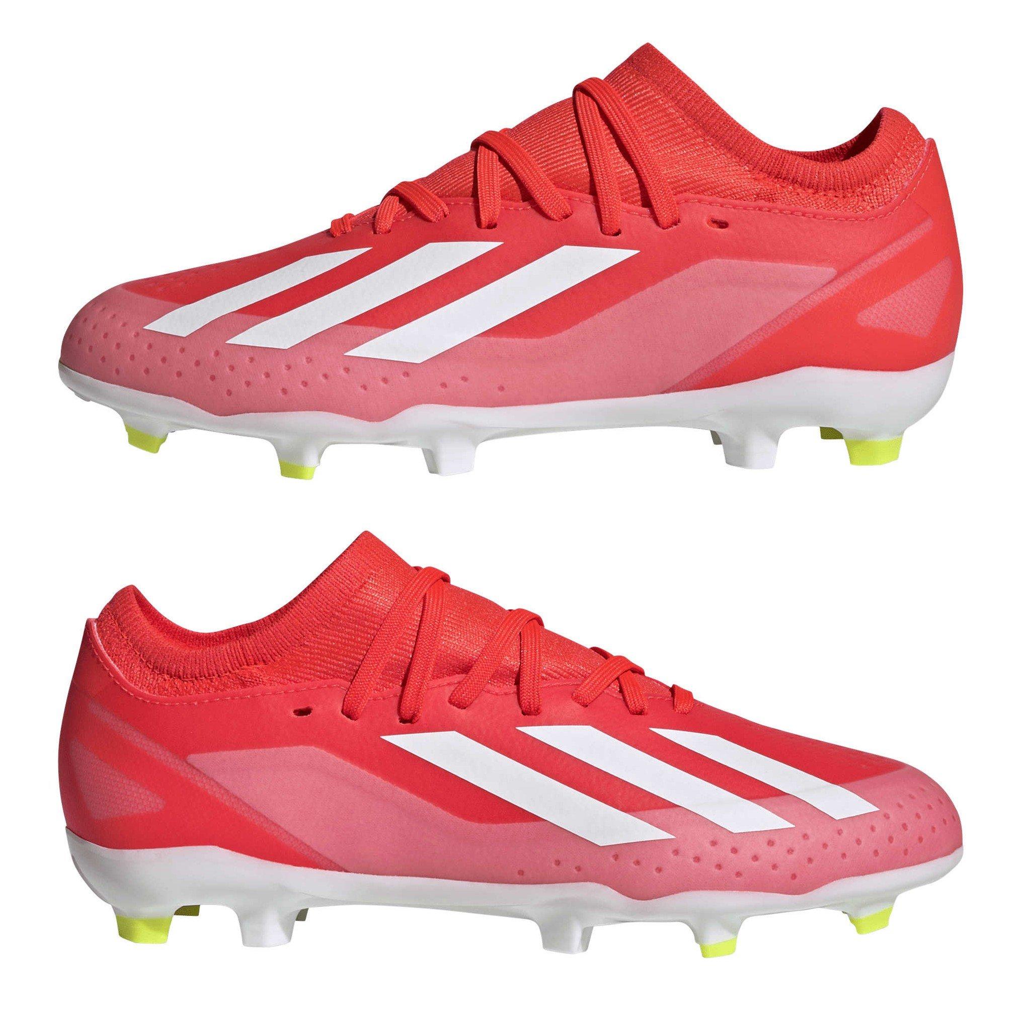 Red White - adidas - X Crazyfast League FG Football Boots - 9