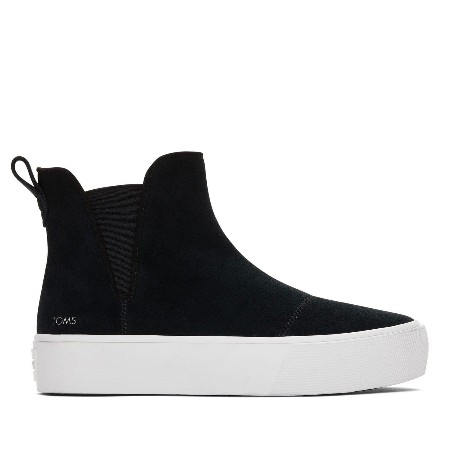 Black - Toms - Fenix Platform Chelsea Boots - 1