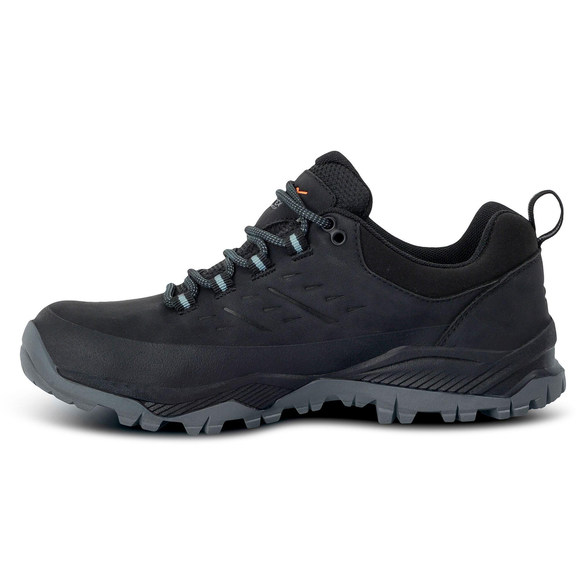 Black/Green Haz - Regatta - Womens Blake Low Waterproof Trainers - 2