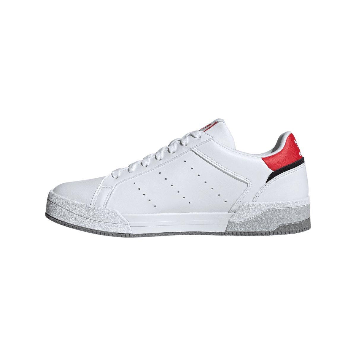 White - adidas Originals - Court Tourino Trainers - 5
