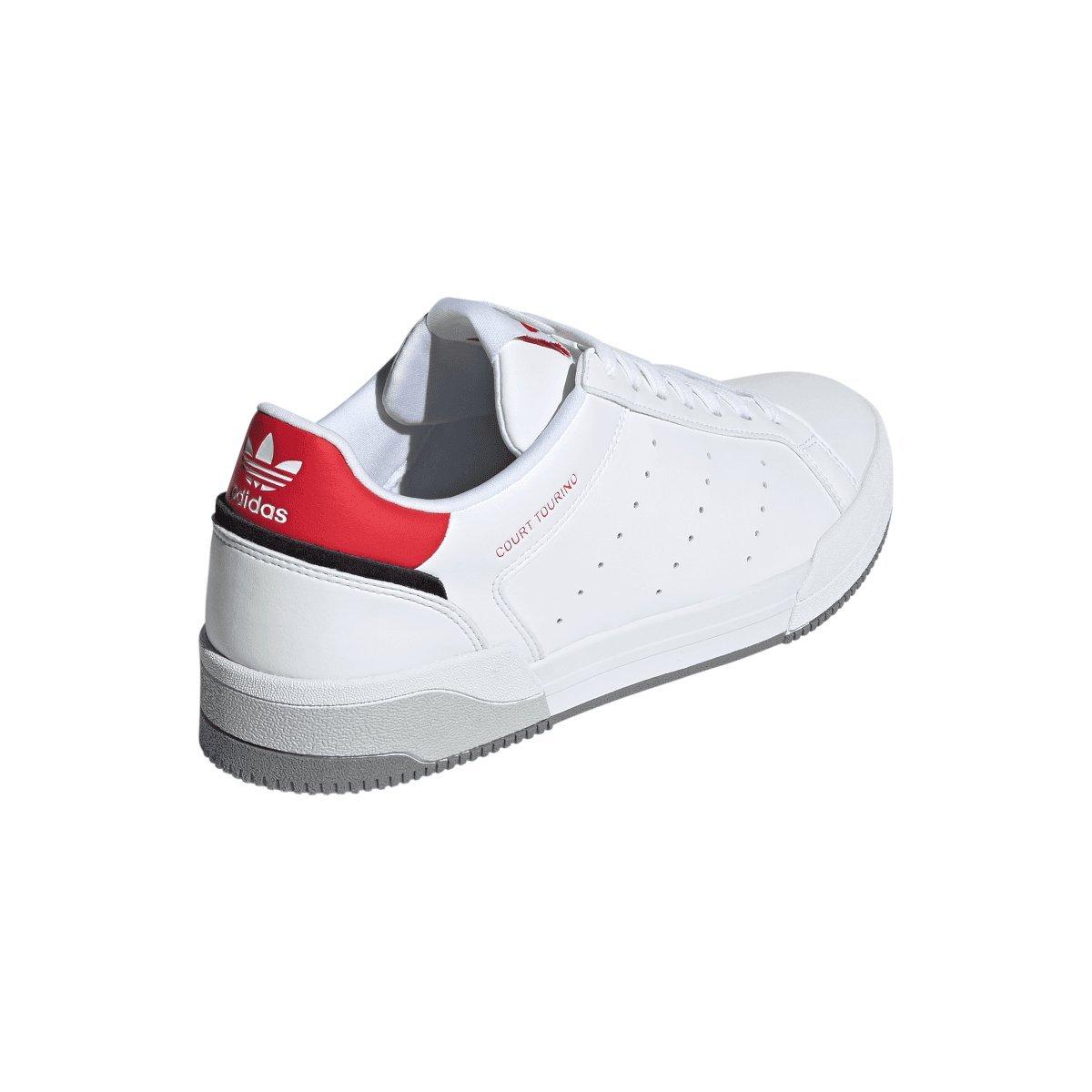 White - adidas Originals - Court Tourino Trainers - 7