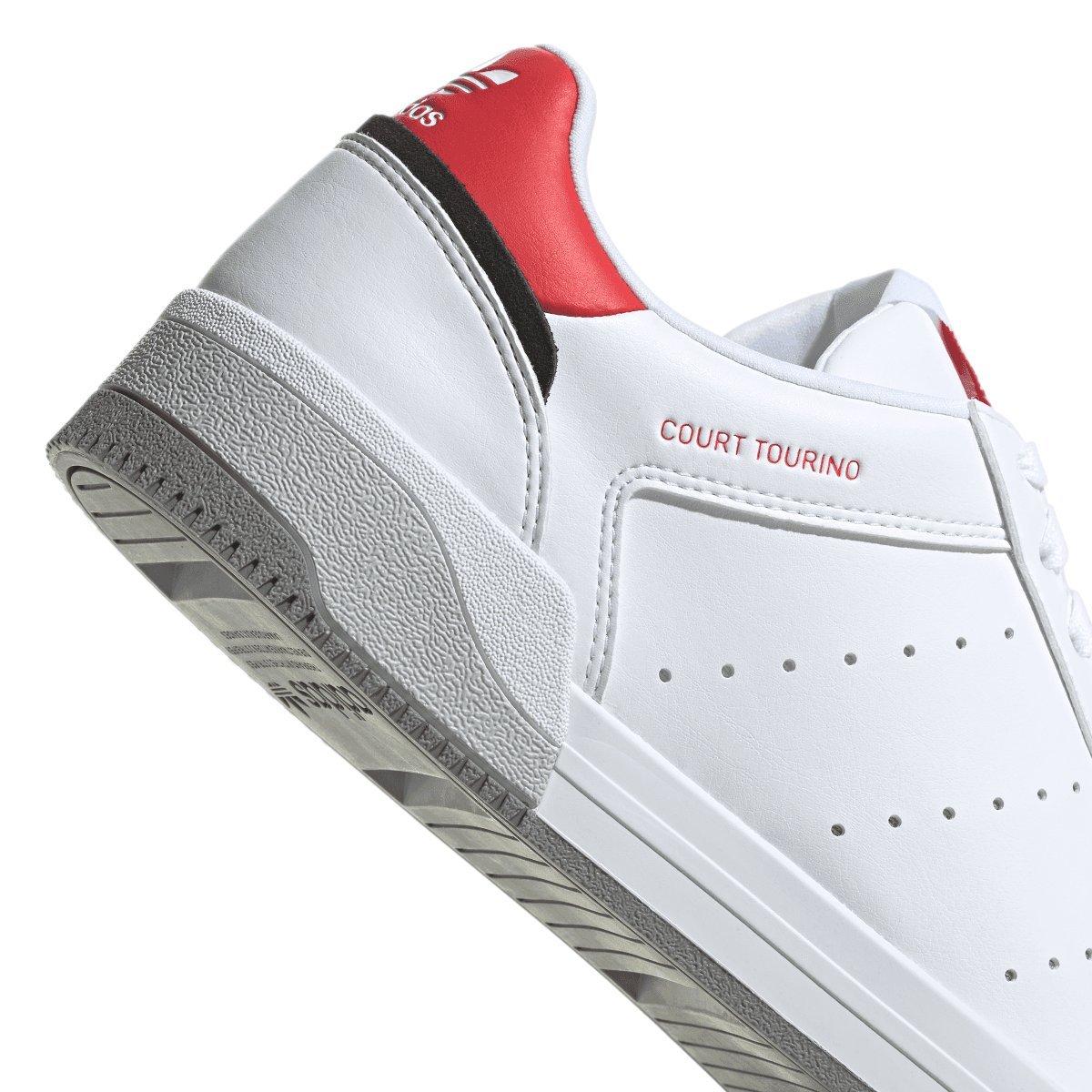 White - adidas Originals - Court Tourino Trainers - 9