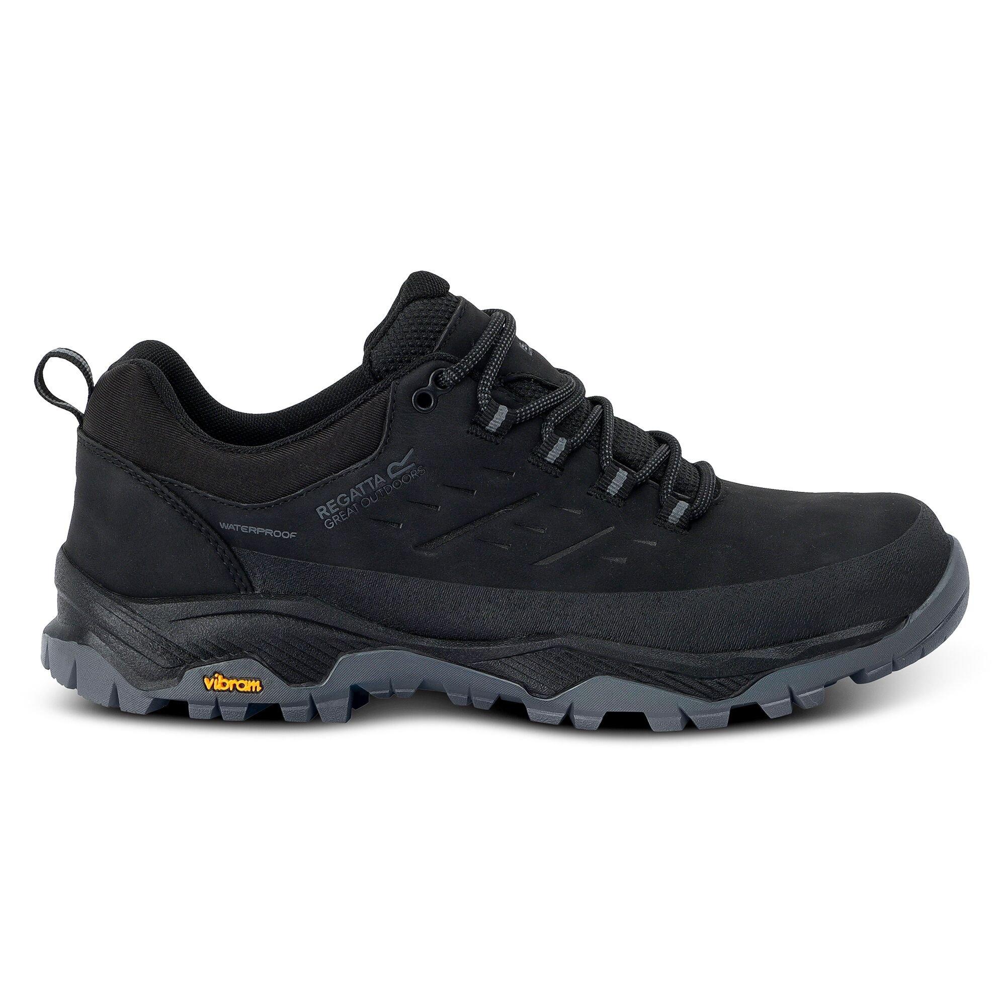 Black - Regatta - Mens Blake Low Waterproof Trainers - 4