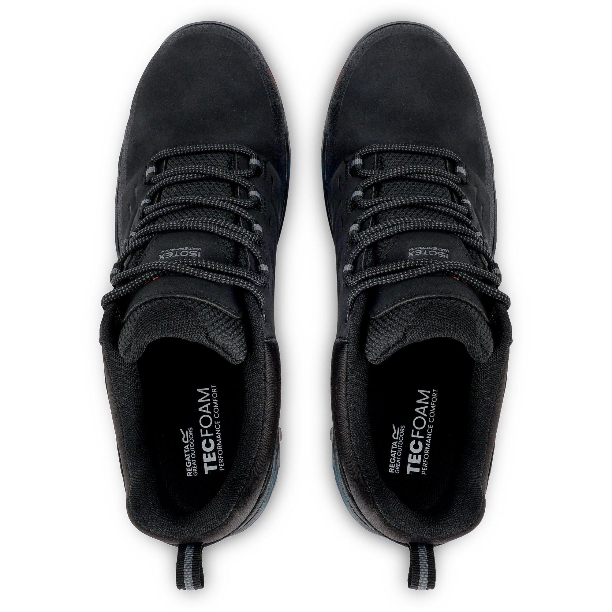 Black - Regatta - Mens Blake Low Waterproof Trainers - 10