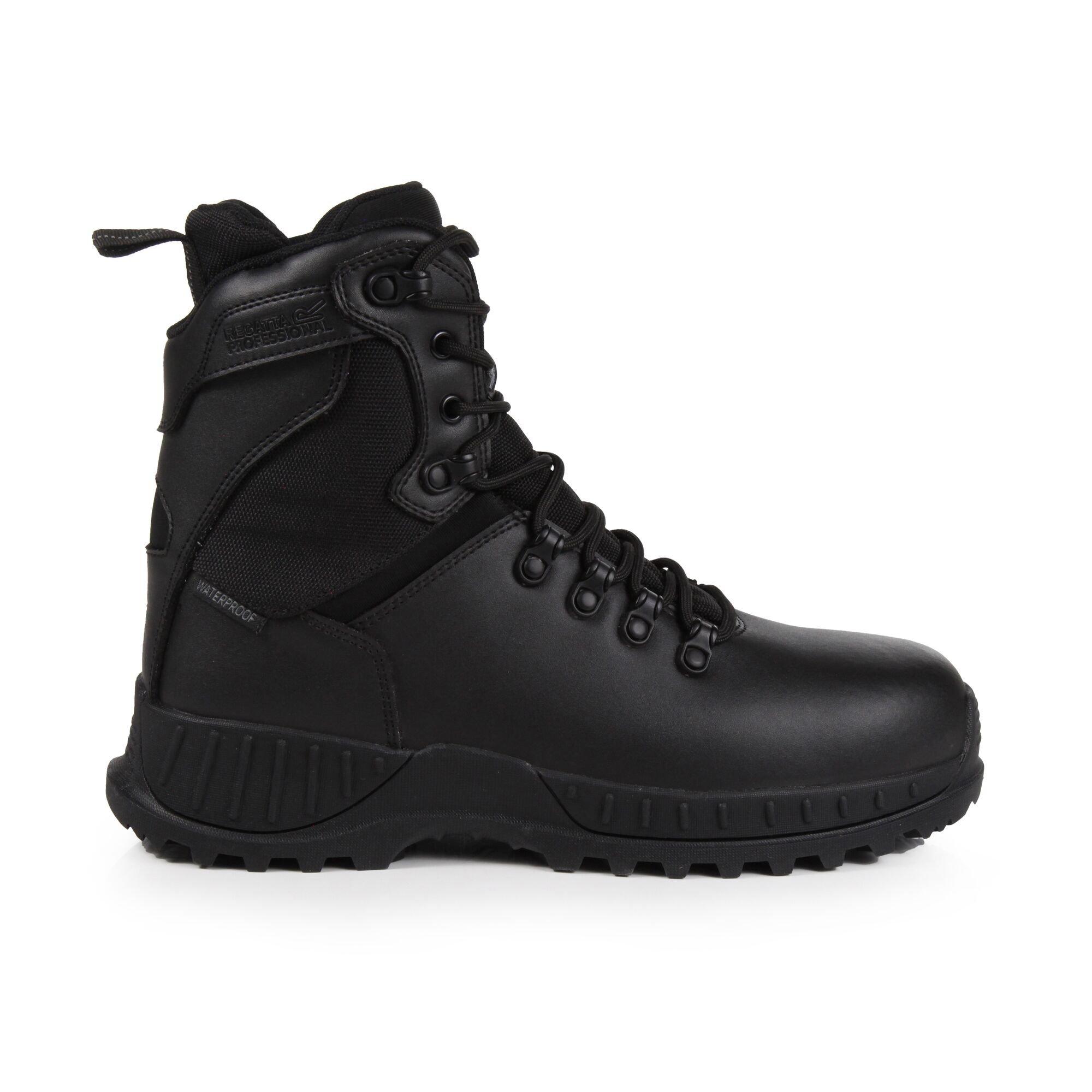 Black - Regatta - Mens Basestone Waterproof Safety Boots - 2
