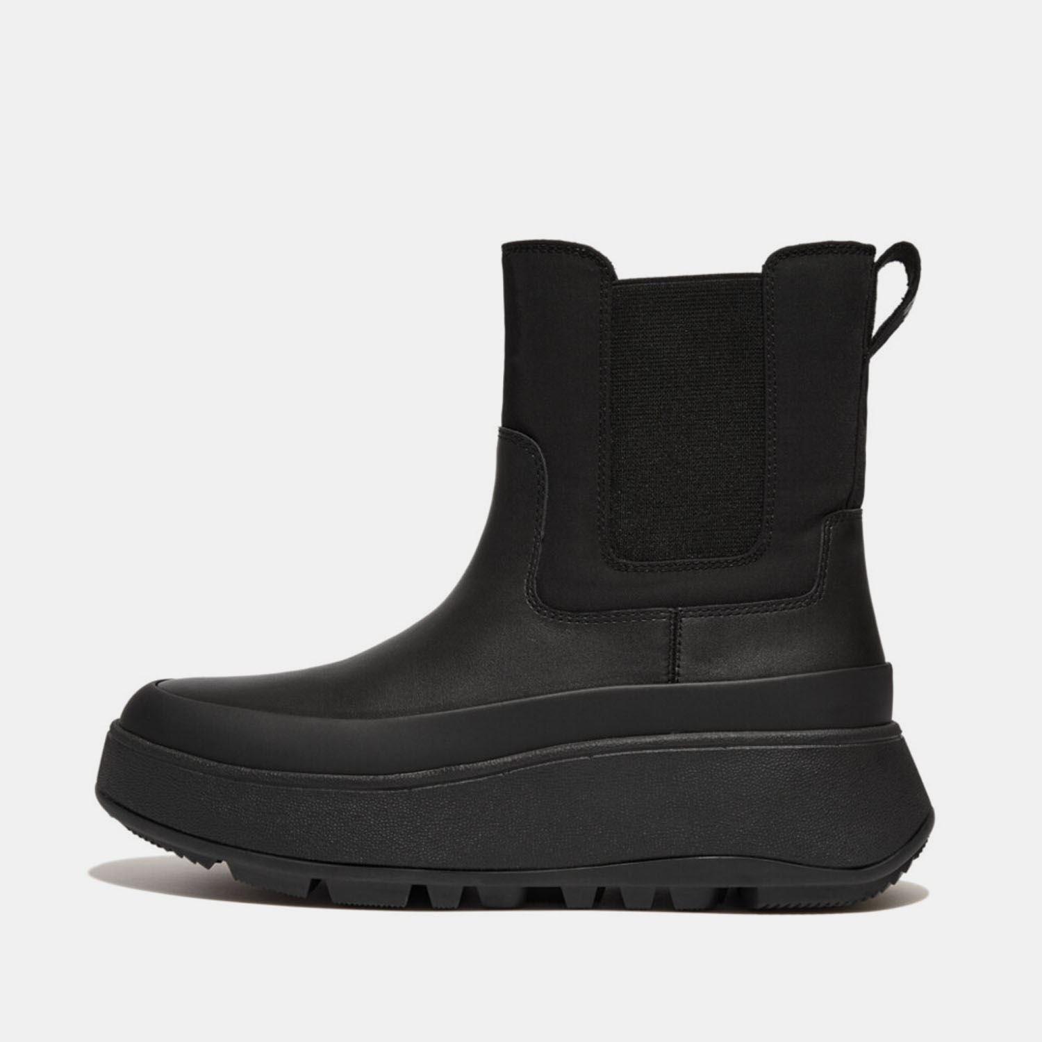 Fitflop F-Mode Water-Resistant Flatform Chelsea Boots