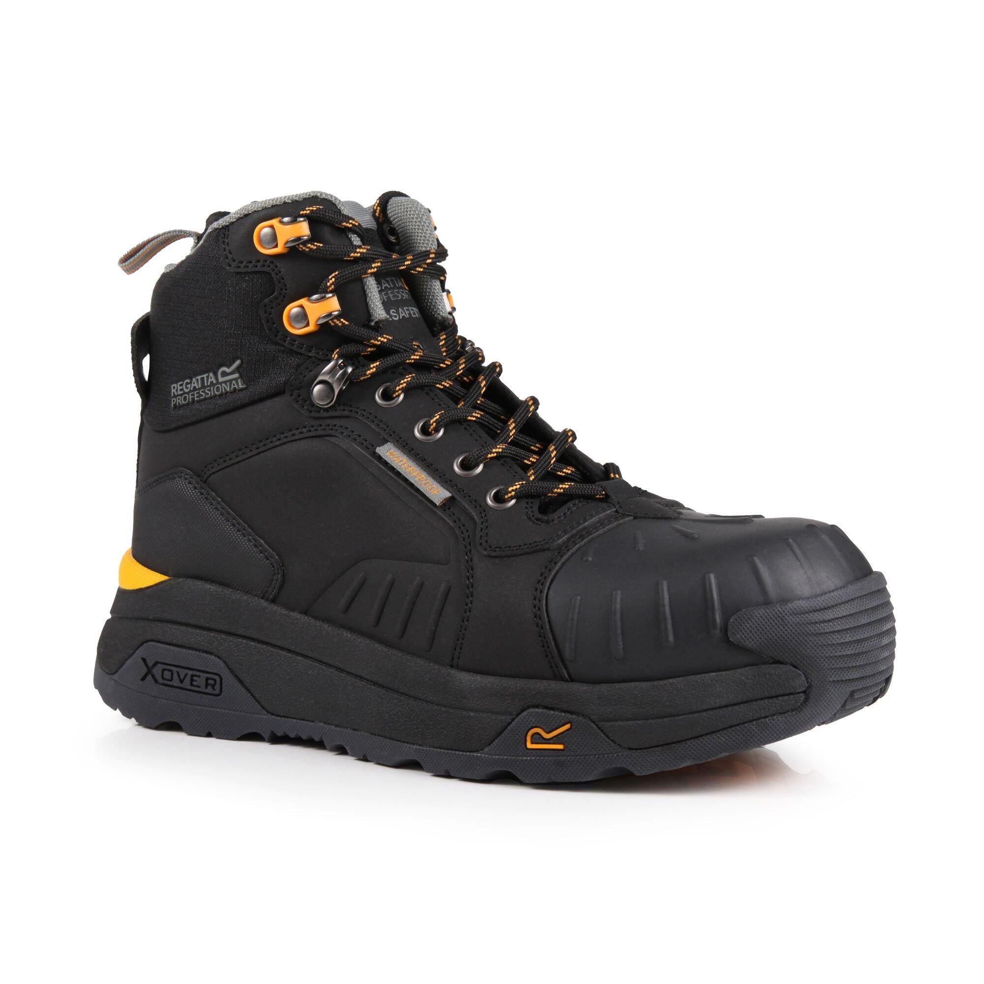 Black - Regatta - Mens Exofort Waterproof Safety Hiker - 1