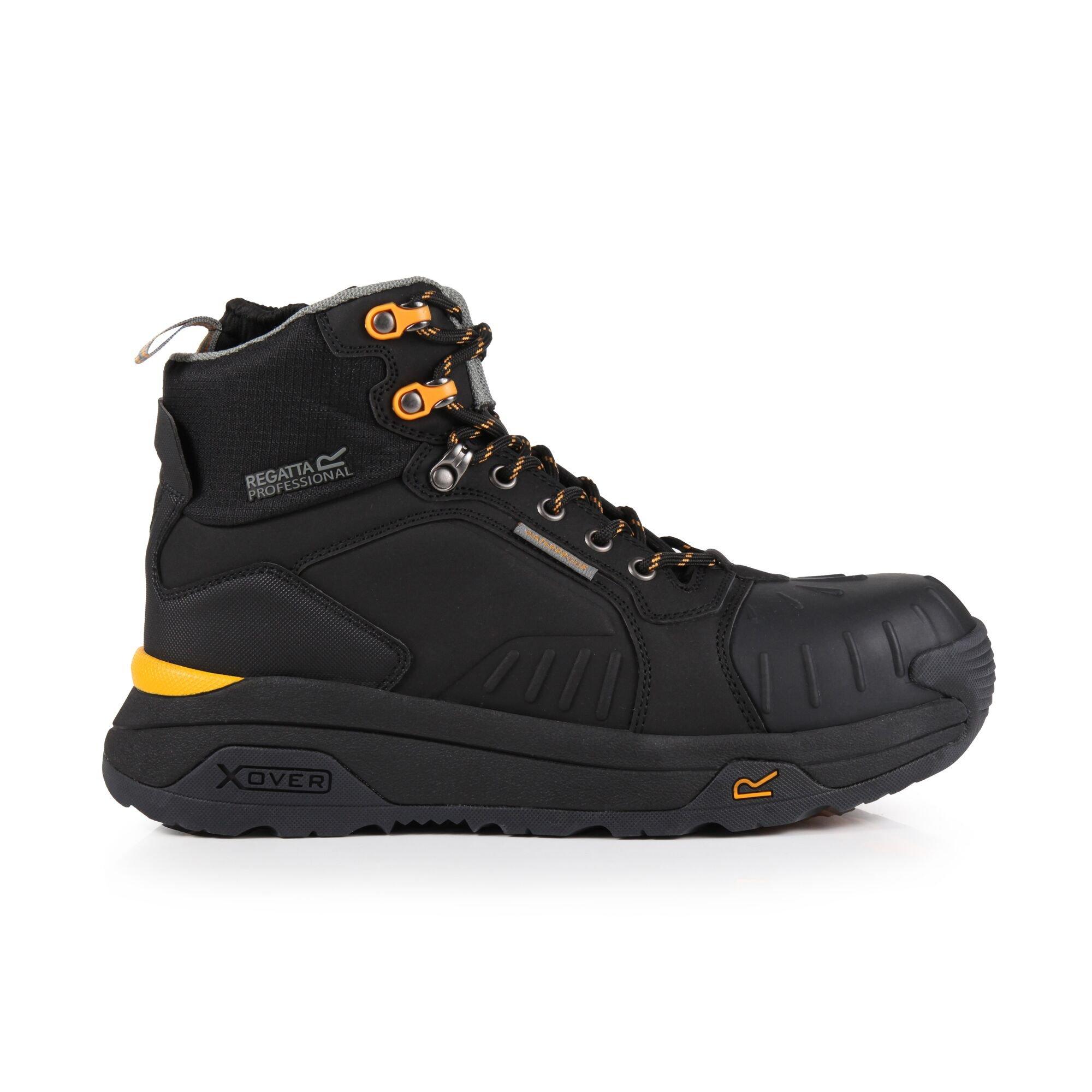 Black - Regatta - Mens Exofort Waterproof Safety Hiker - 2