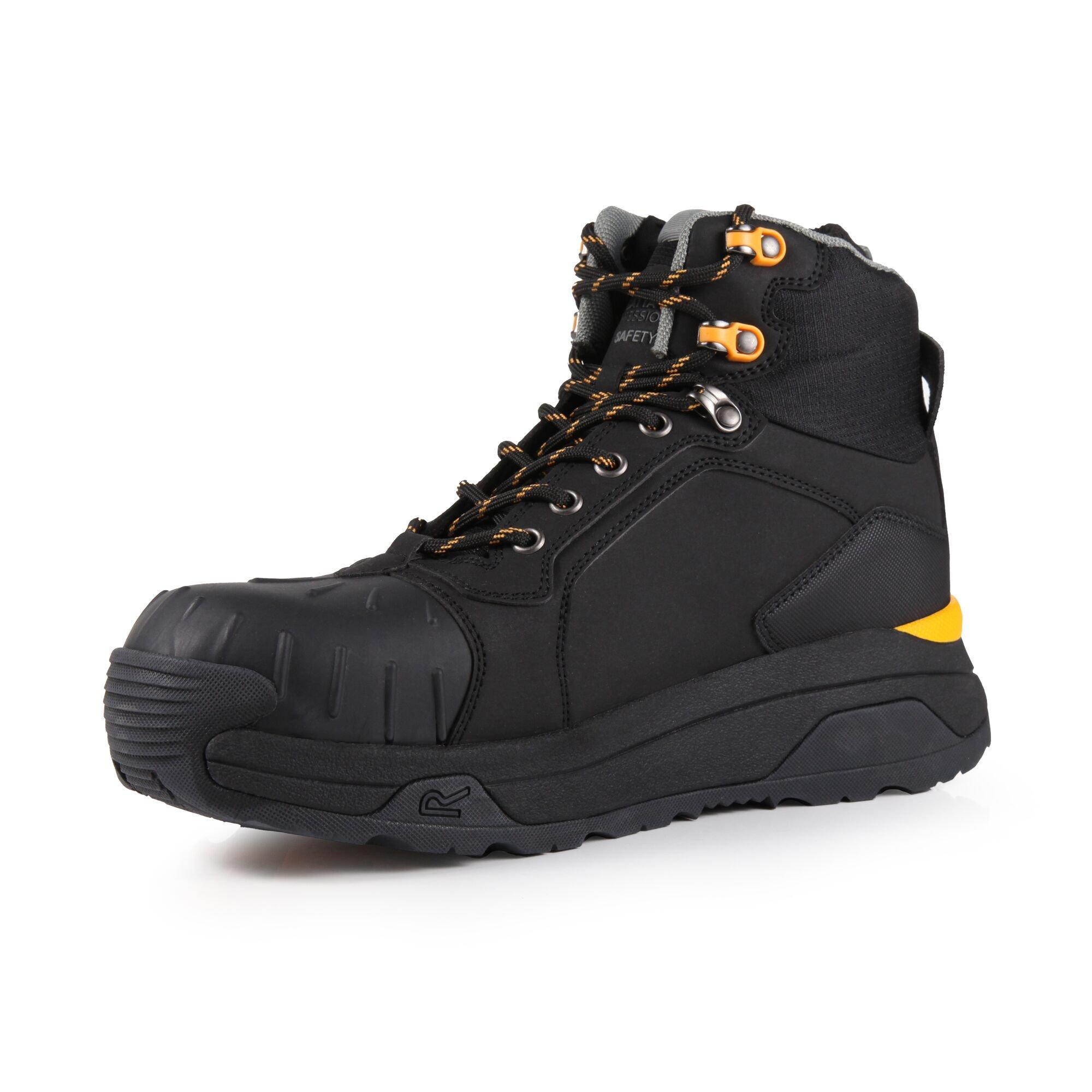 Black - Regatta - Mens Exofort Waterproof Safety Hiker - 3