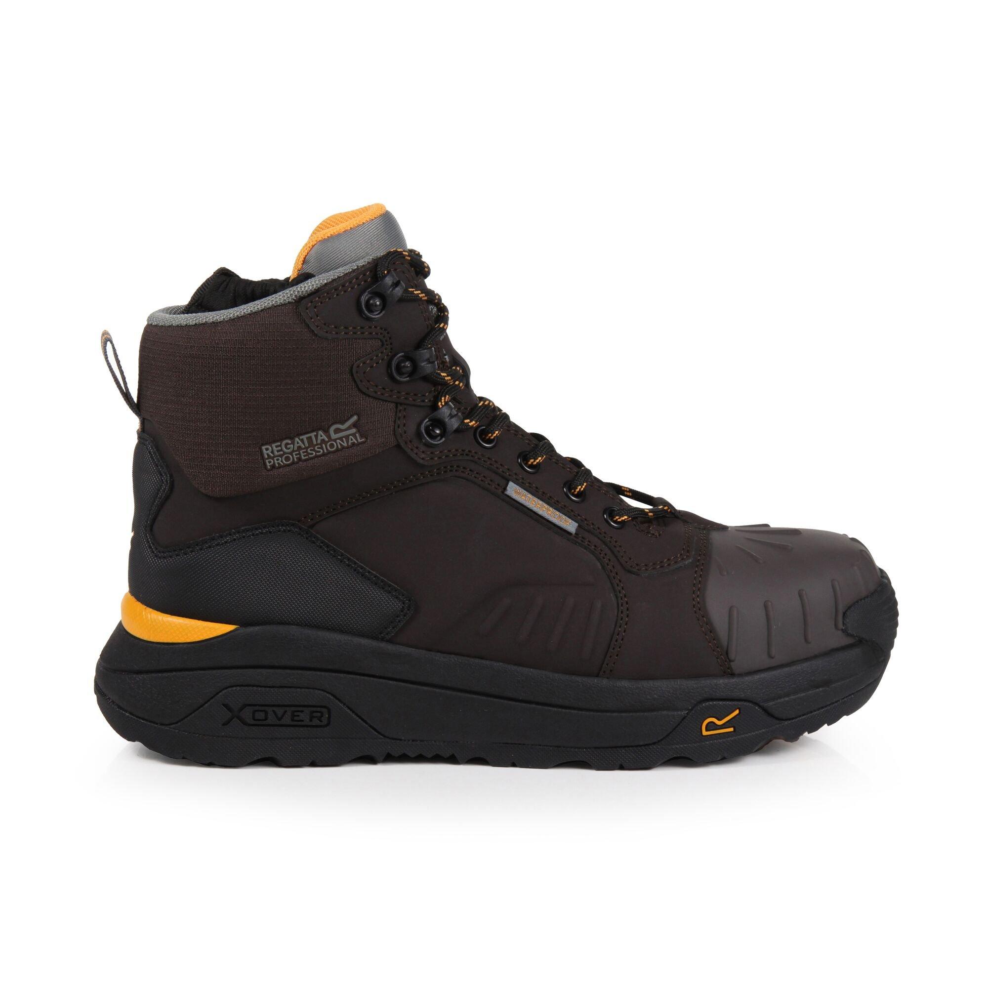 Chestnut Black - Regatta - Mens Exofort Waterproof Safety Hiker - 2