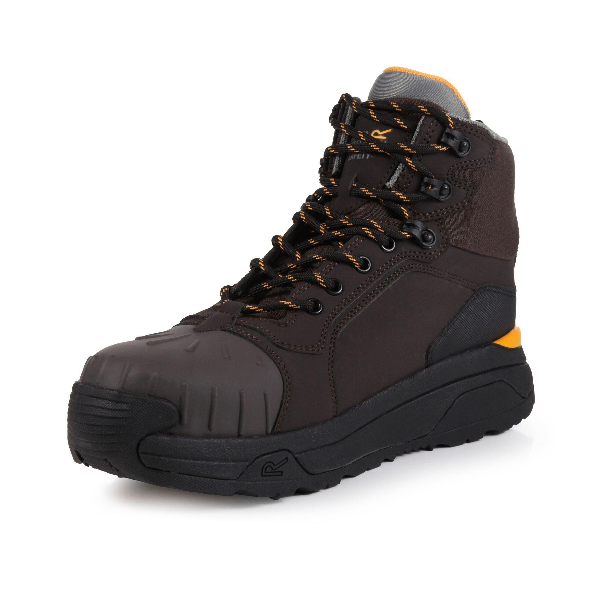 Chestnut Black - Regatta - Mens Exofort Waterproof Safety Hiker - 3