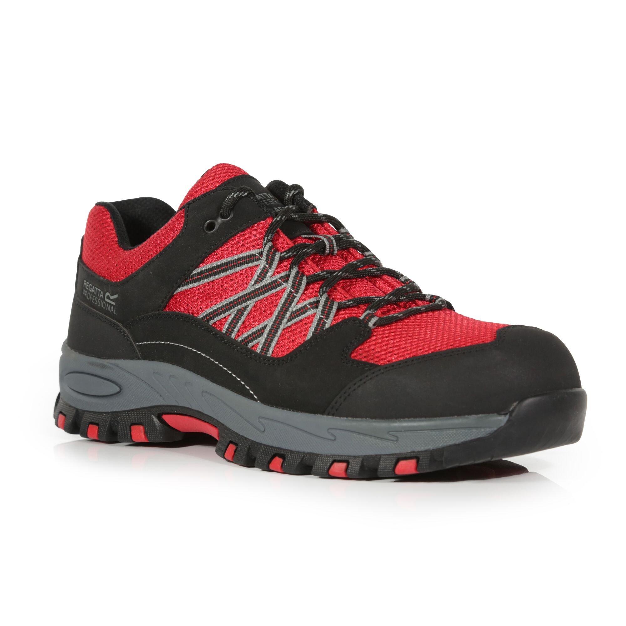 Regatta  Sandstone Low Safety Boots - Red/Black - UK 6.5