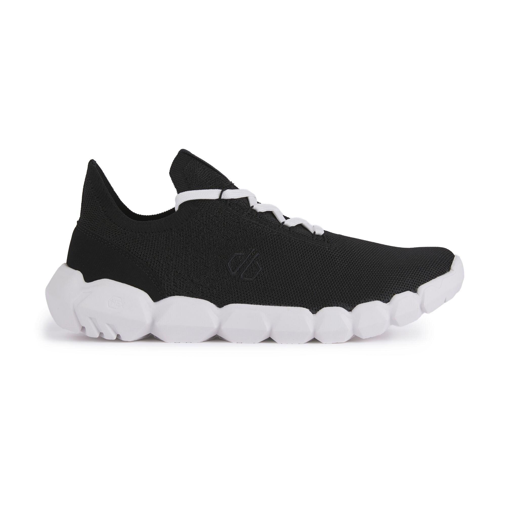 Black/White - Dare 2b - Womens Hex-At Recycled Knit Trainers - 1