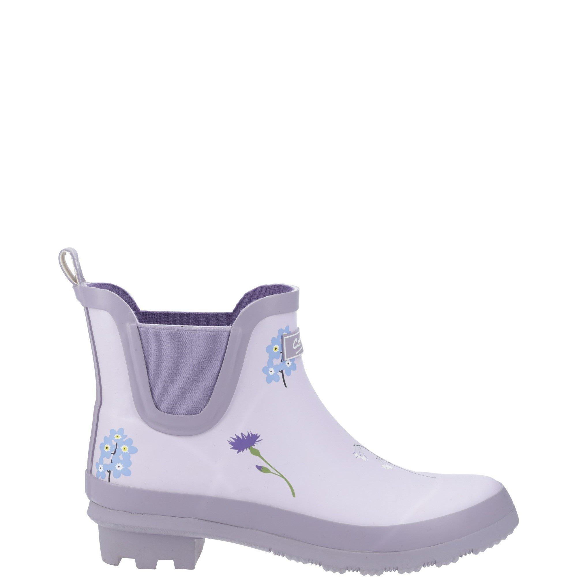 Cotswold Women's Wildflower Ankle Wellingtons - Lilac - 5 (38)