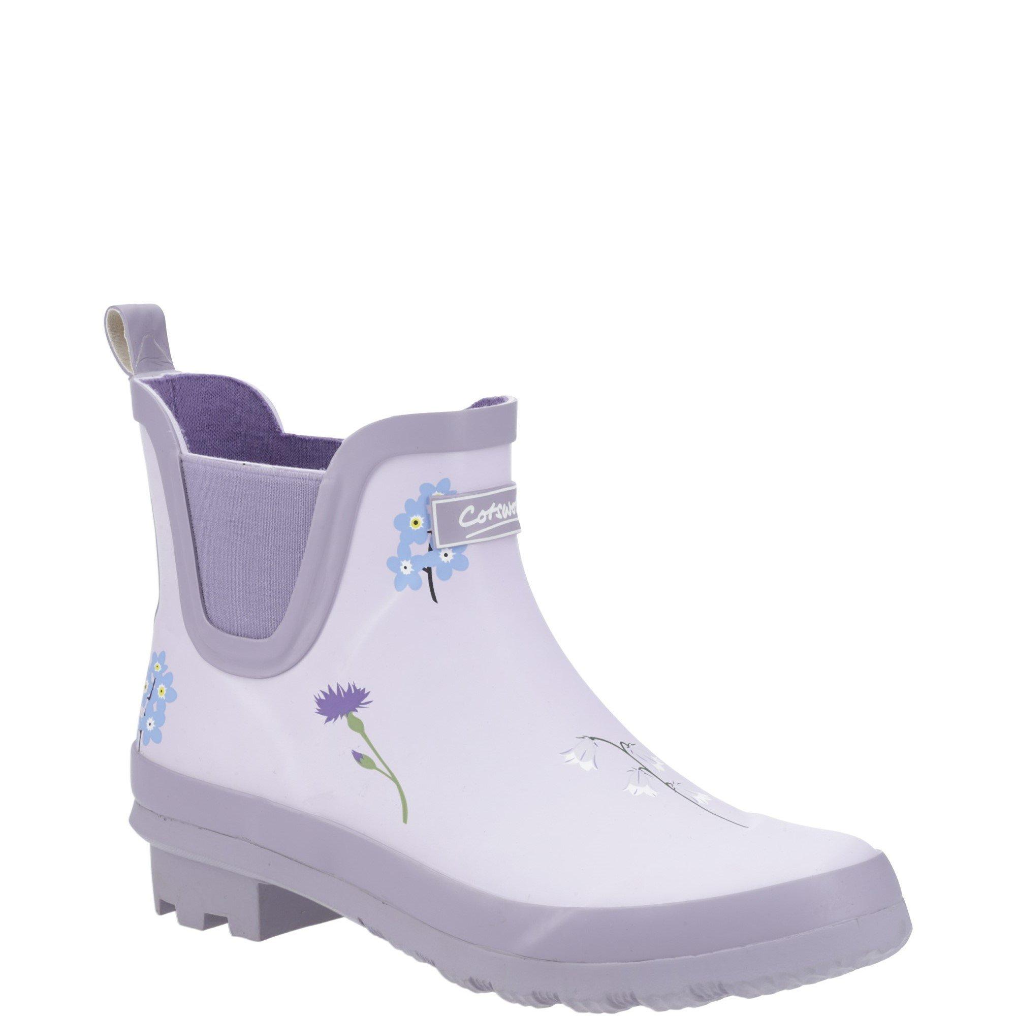 Lilac - Cotswold - Wildflower Ankle Wellingtons - 2