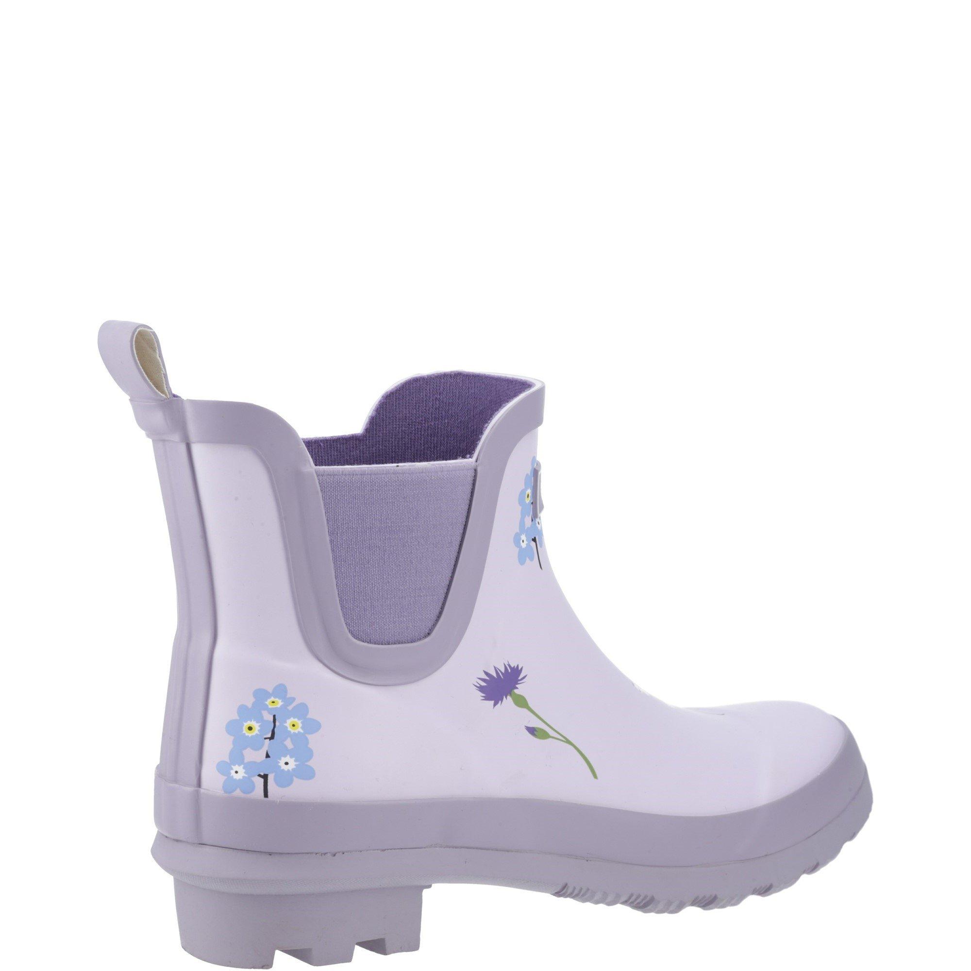 Lilac - Cotswold - Wildflower Ankle Wellingtons - 3