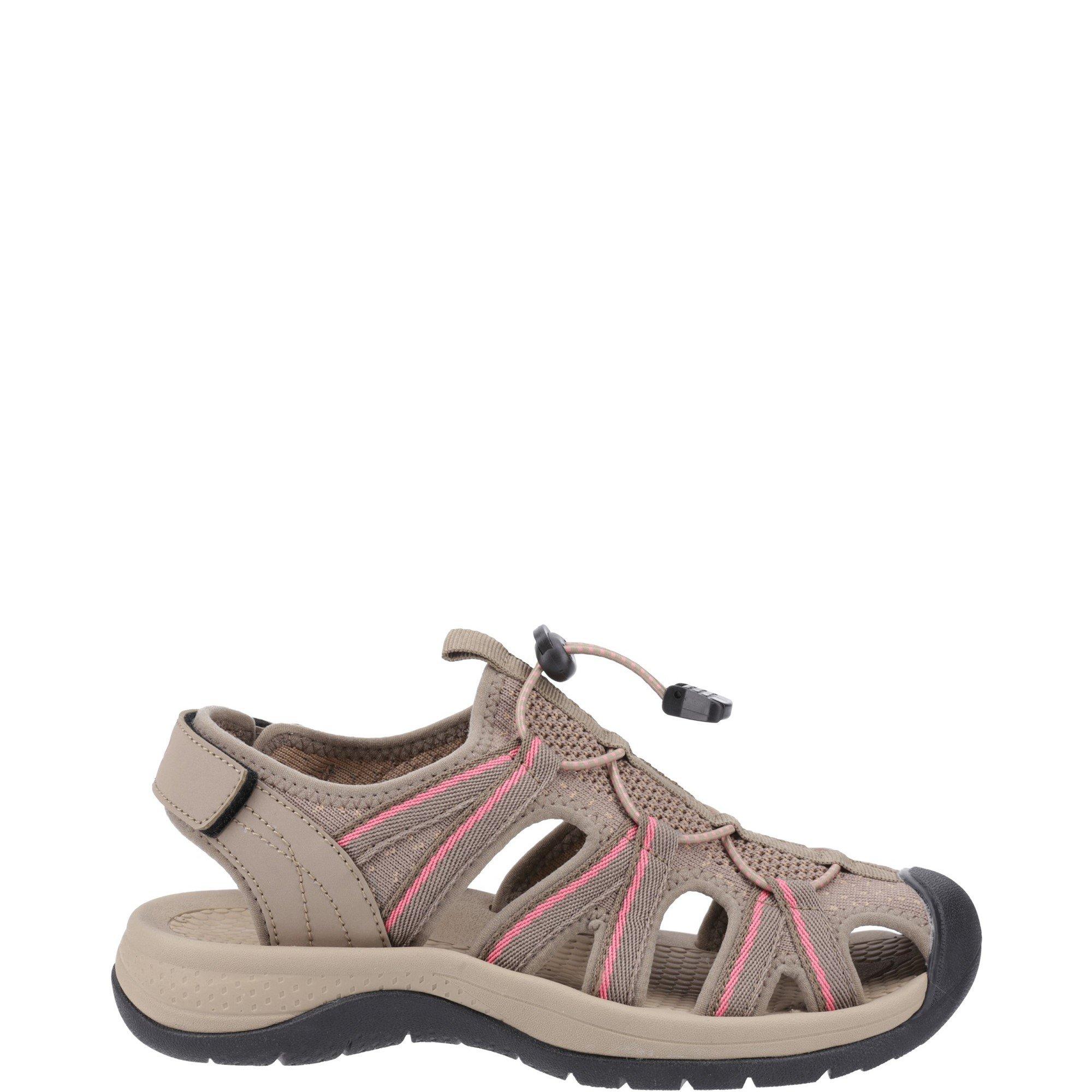 Cotswold Women's Taupe Upton Sandal - 4 (37)