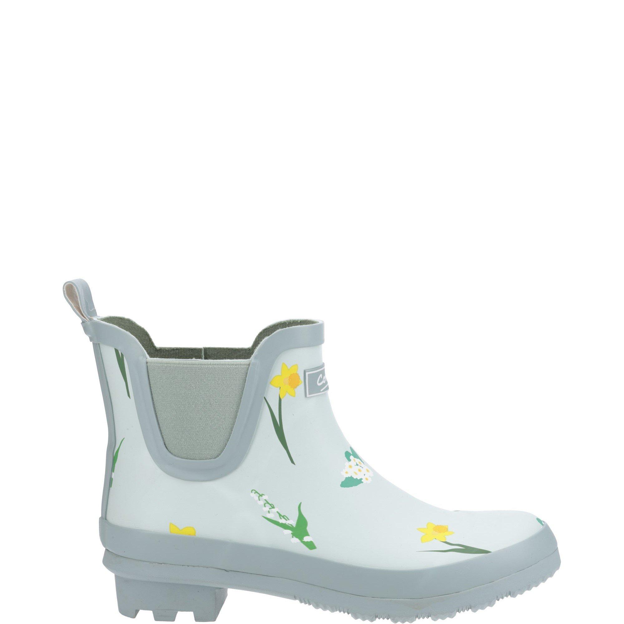 Pale Green - Cotswold - Wildflower Ankle Wellingtons - 1