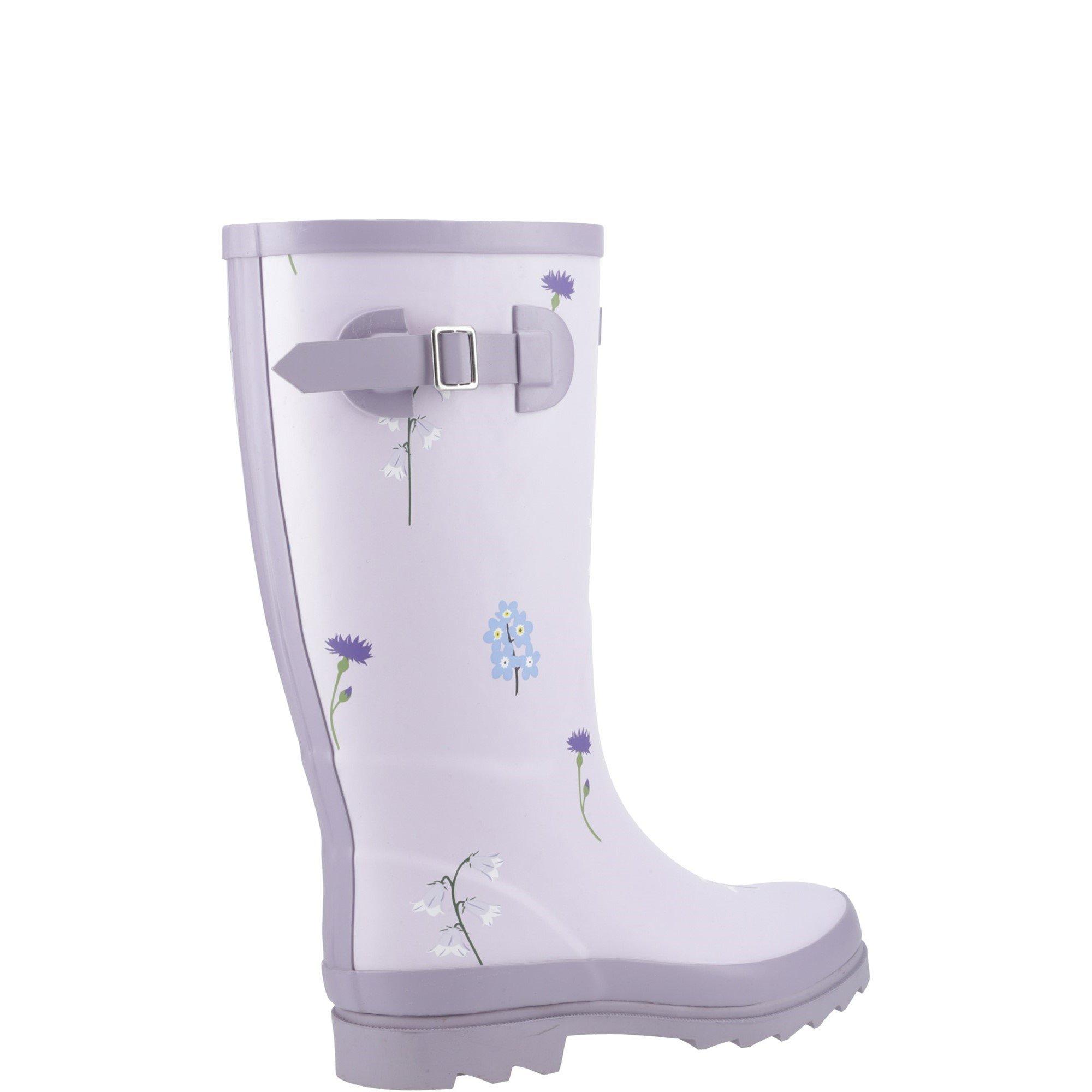 Lilac - Cotswold - Wildflower Tall Wellingtons - 3